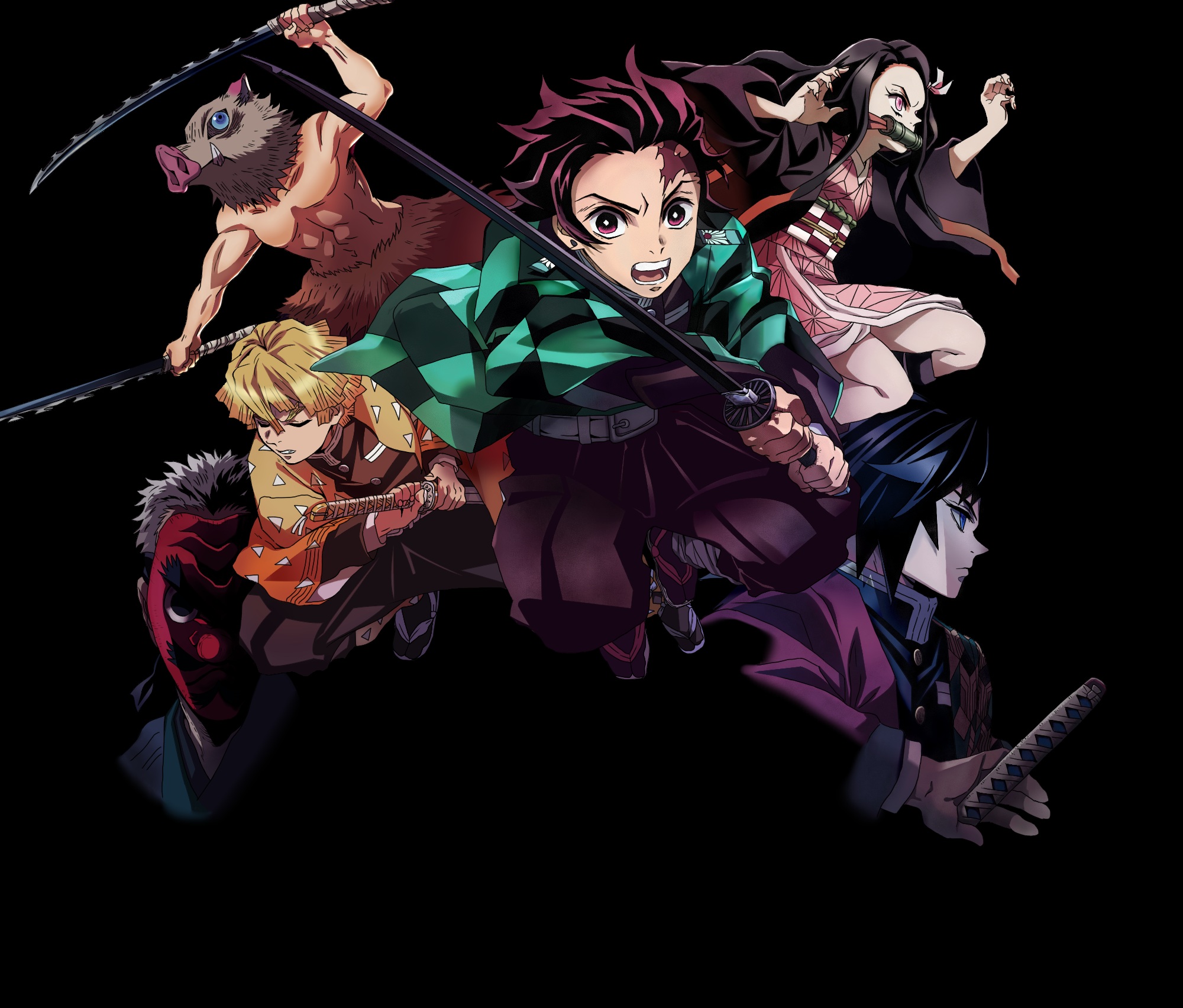 Demon Slayer: Kimetsu no Yaiba characters HD Wallpaper