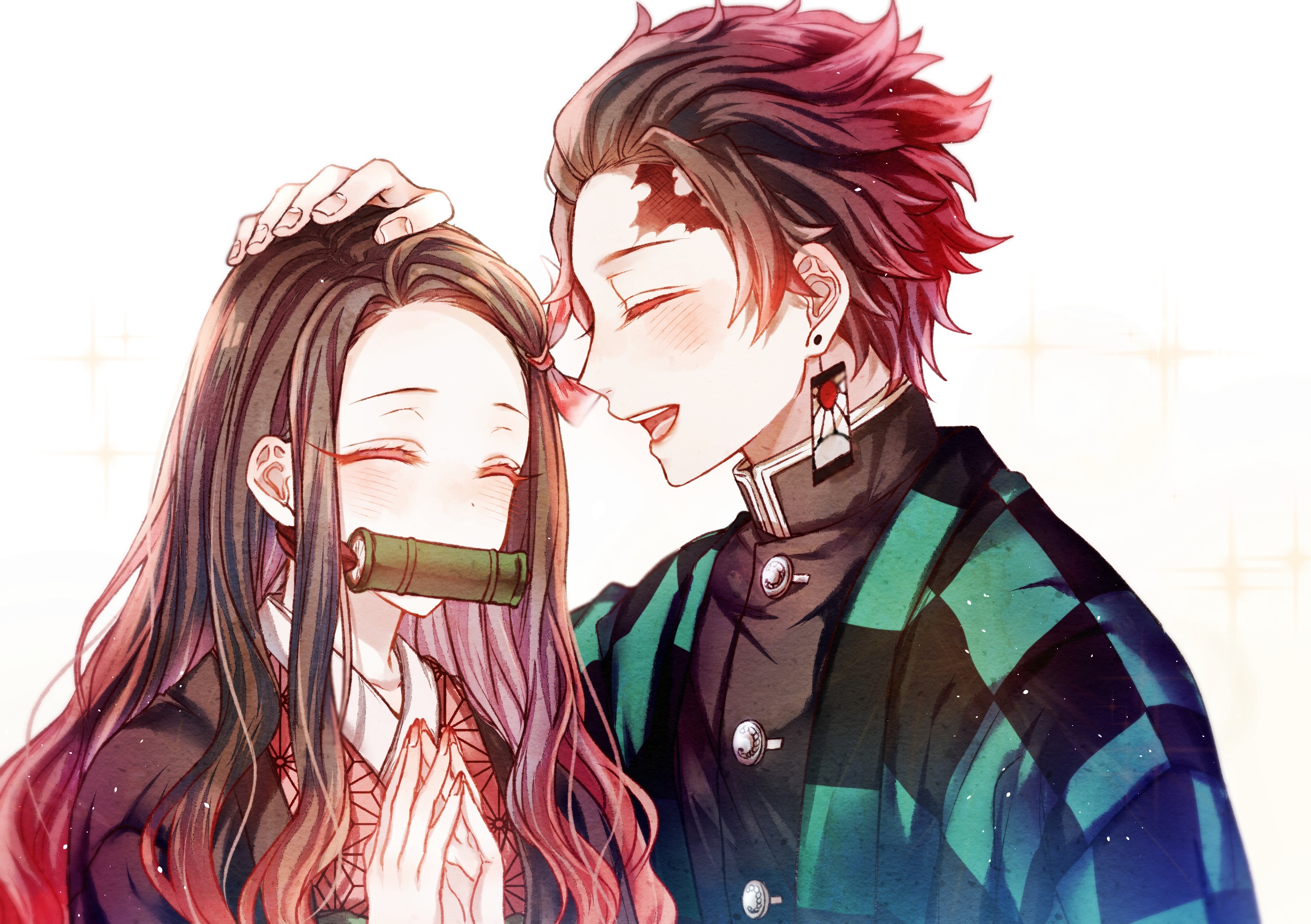 Tanjiro and Nezuko from Demon Slayer HD Wallpaper