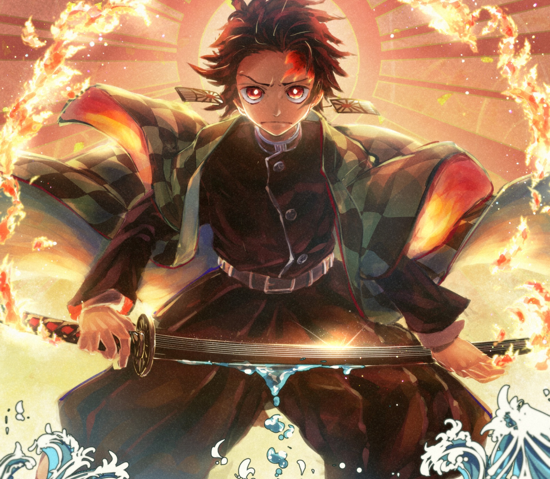 Tanjirou Kamado from Demon Slayer HD Wallpaper