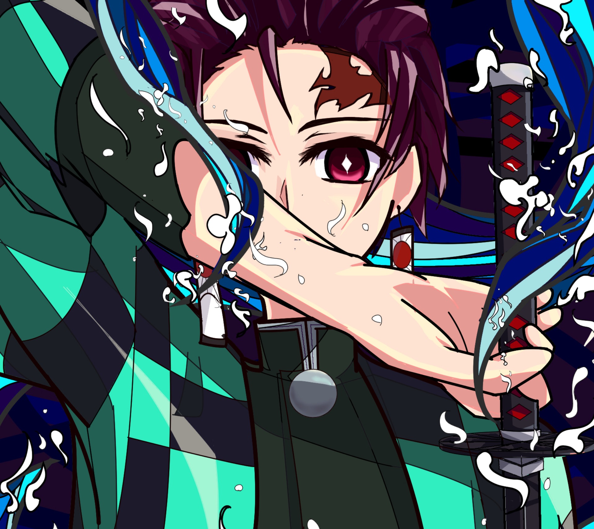 Tanjirou Kamado from Demon Slayer HD Wallpaper