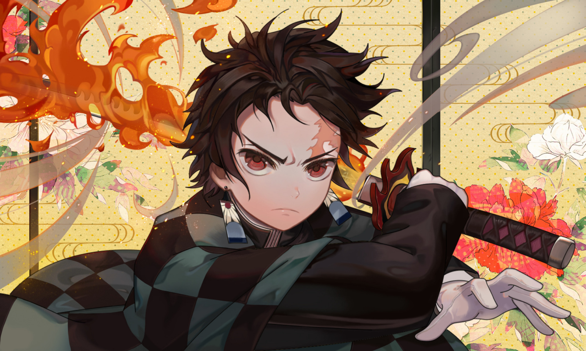 Tanjirou Kamado from Demon Slayer HD Wallpaper