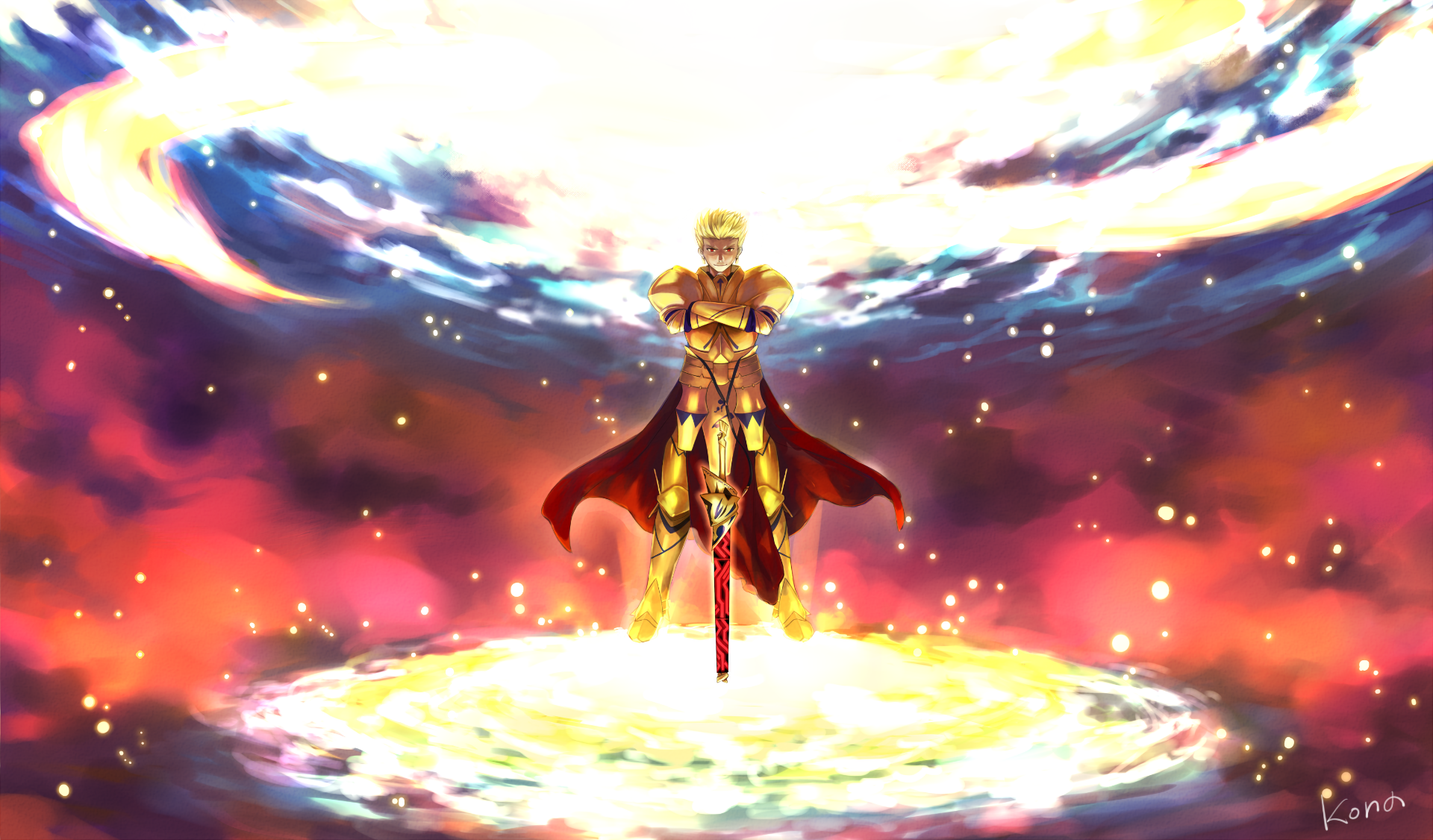 Gilgamesh from Fate/Stay Night HD Wallpaper