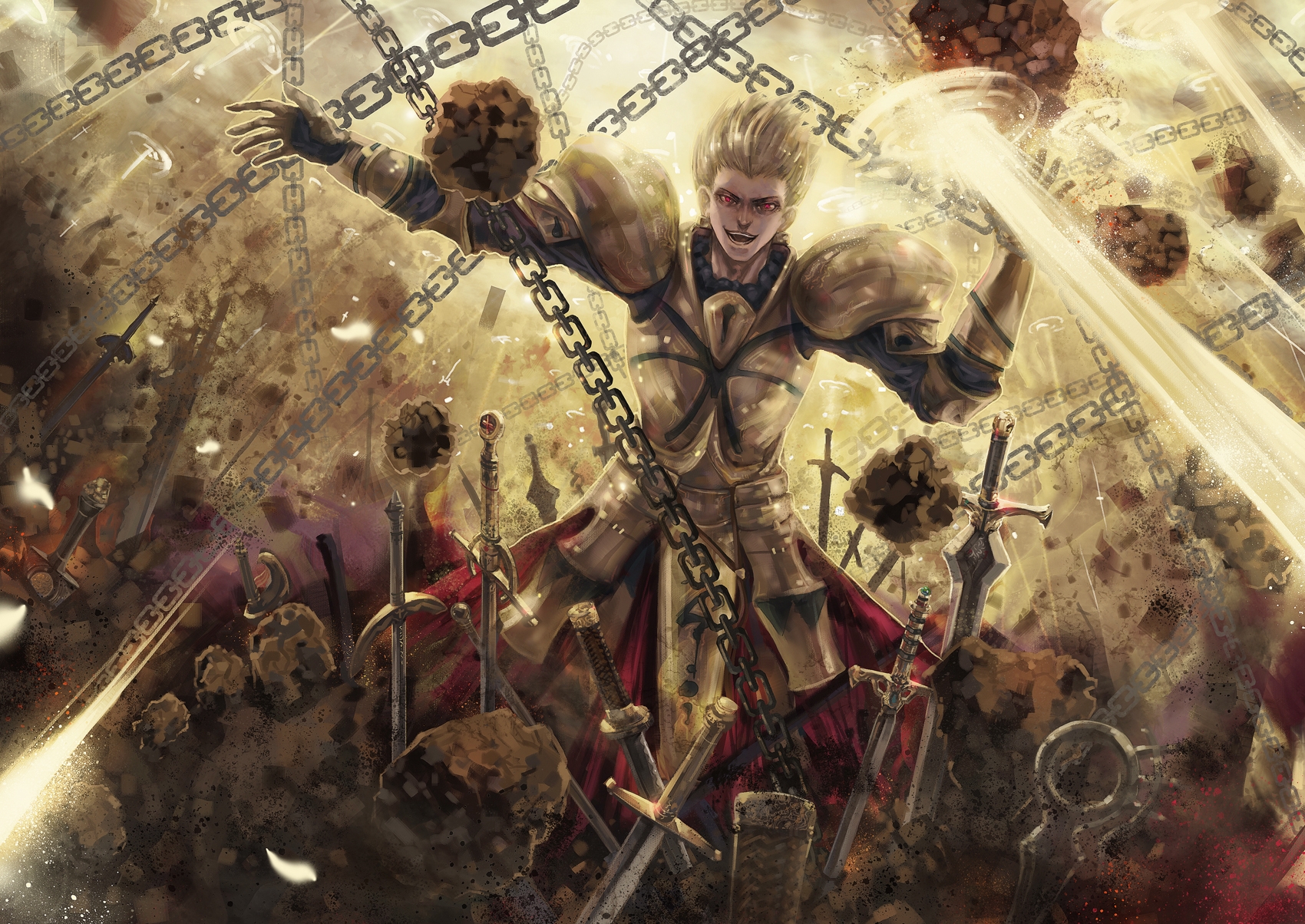 Gilgamesh from Fate/Stay Night HD Wallpaper
