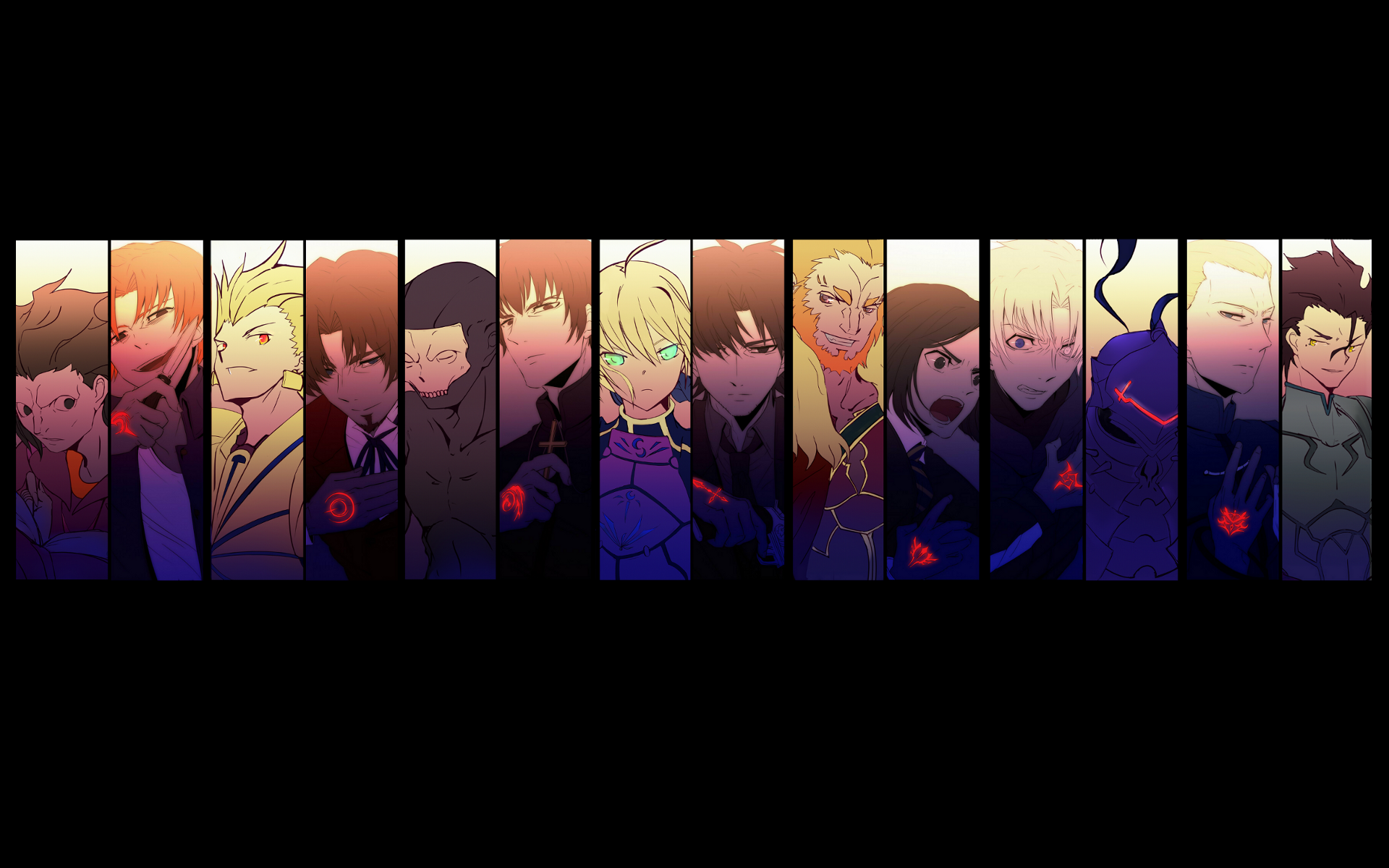 Servants from Fate/Zero HD Wallpaper