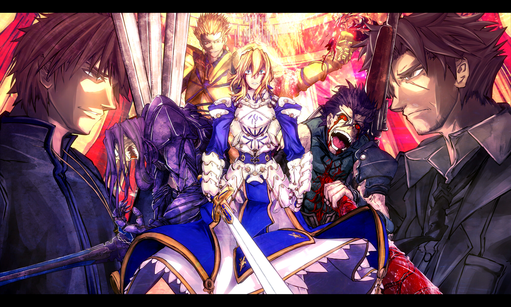 Servants from Fate/Zero HD Wallpaper