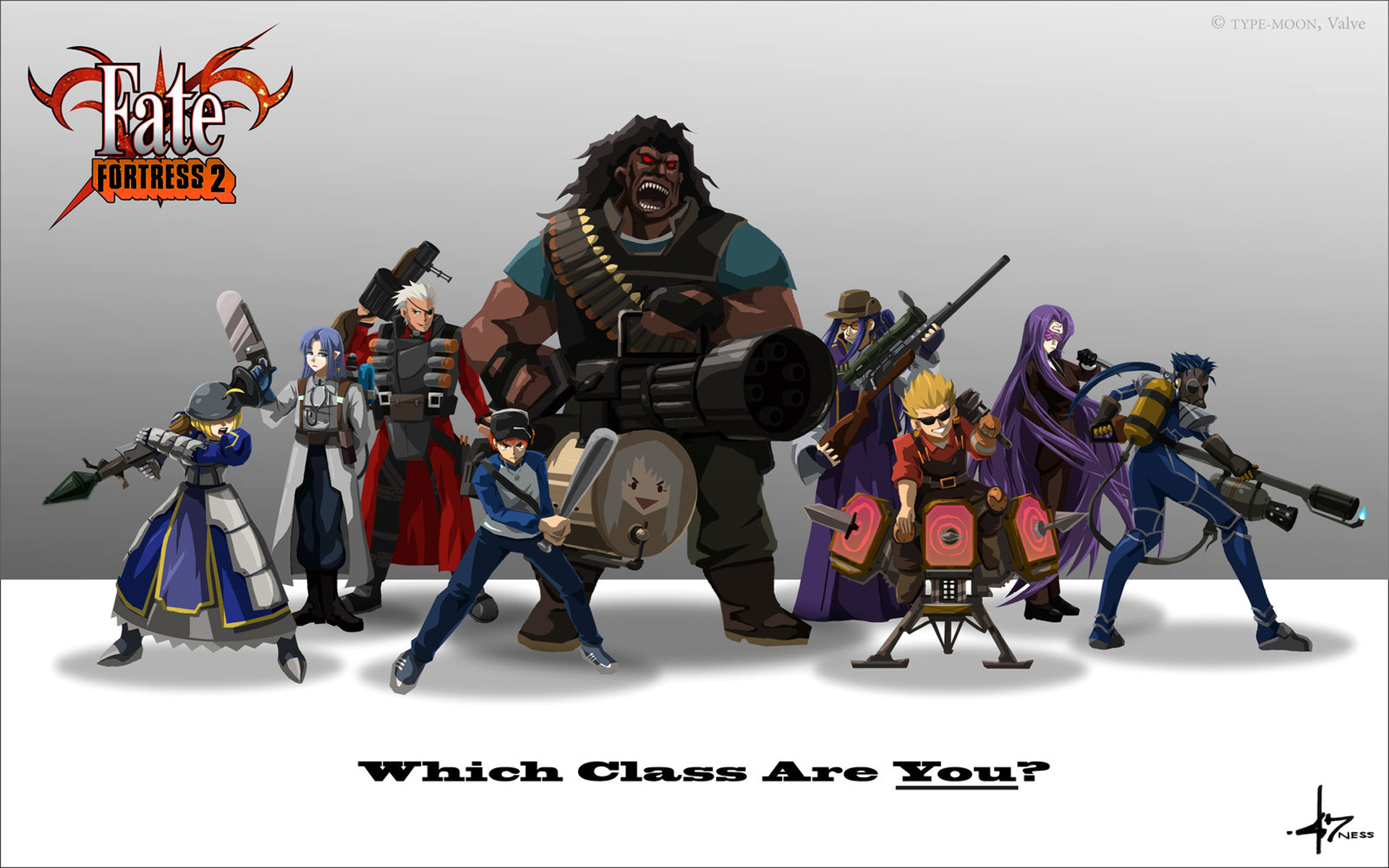 Fate/Fortress 2 characters HD Wallpaper