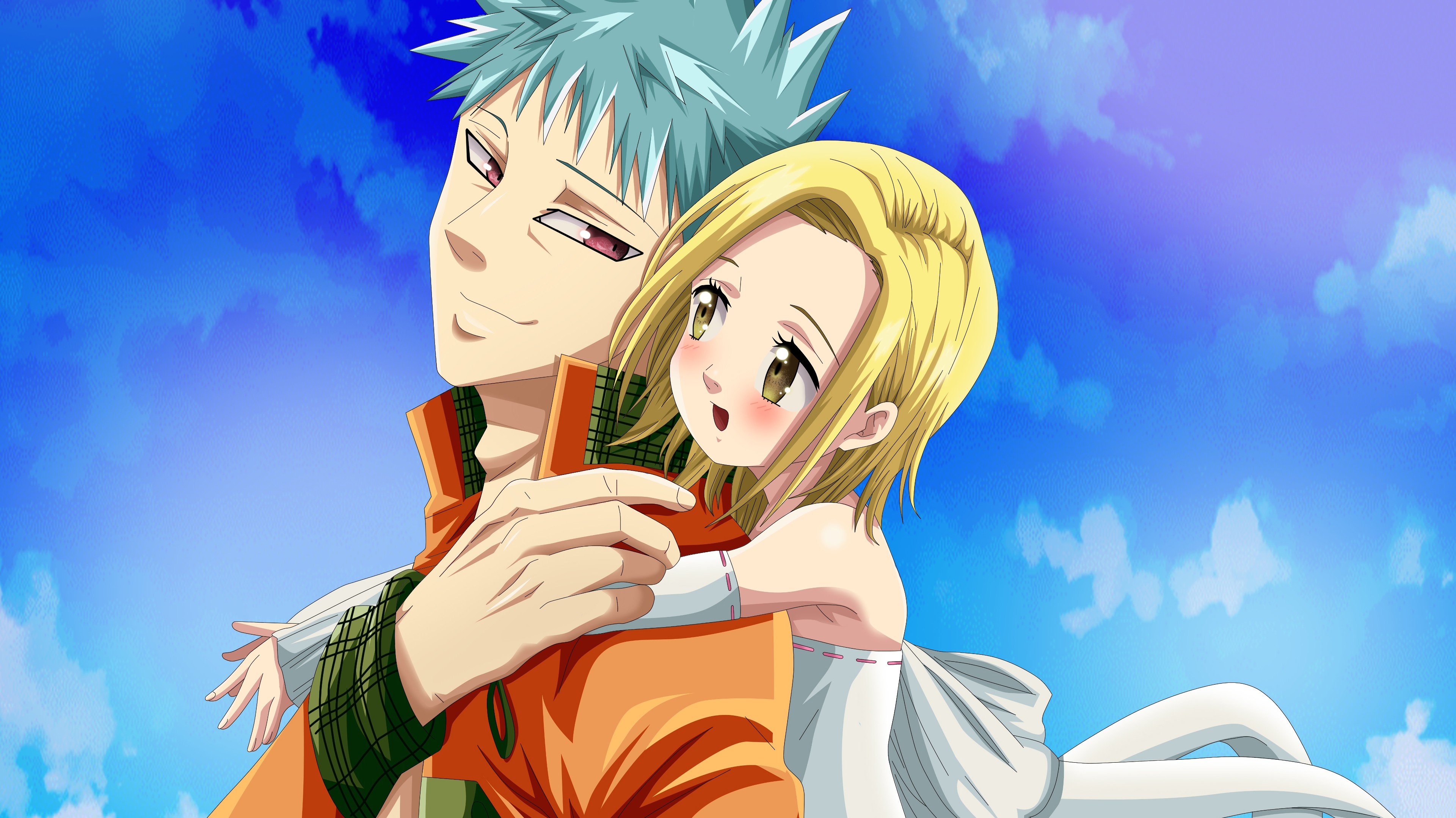 Ban and Elaine from The Seven Deadly Sins HD Wallpaper
