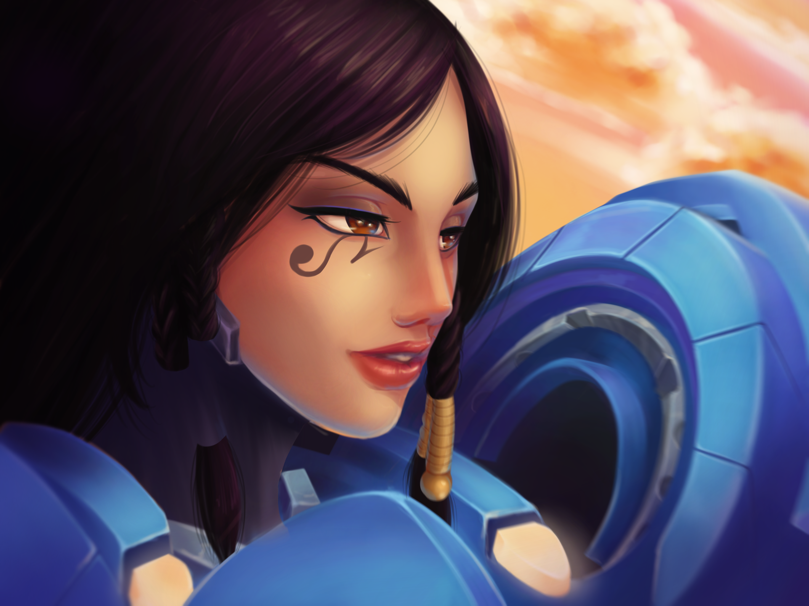 Pharah from Overwatch HD Wallpaper