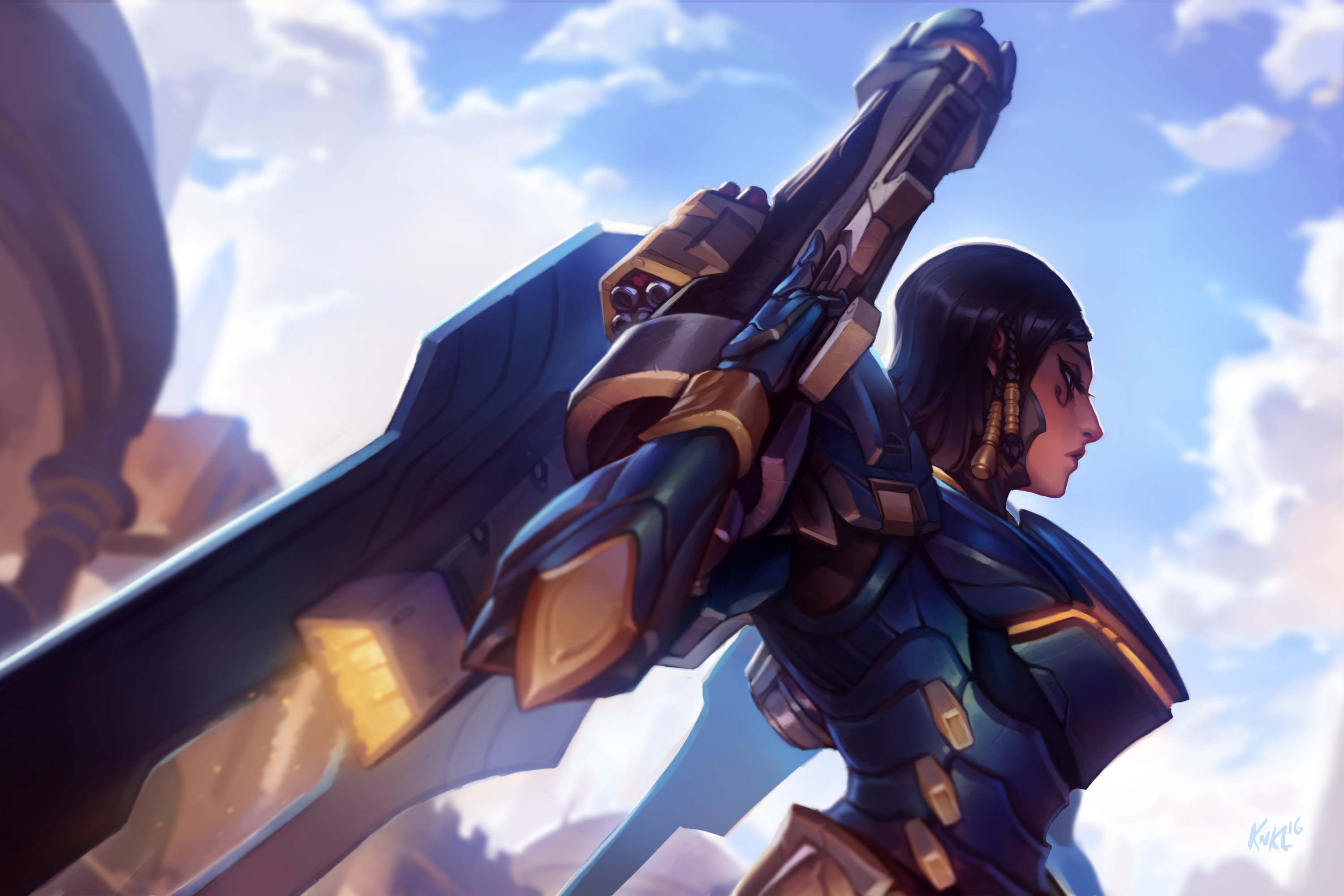 Pharah from Overwatch HD Wallpaper
