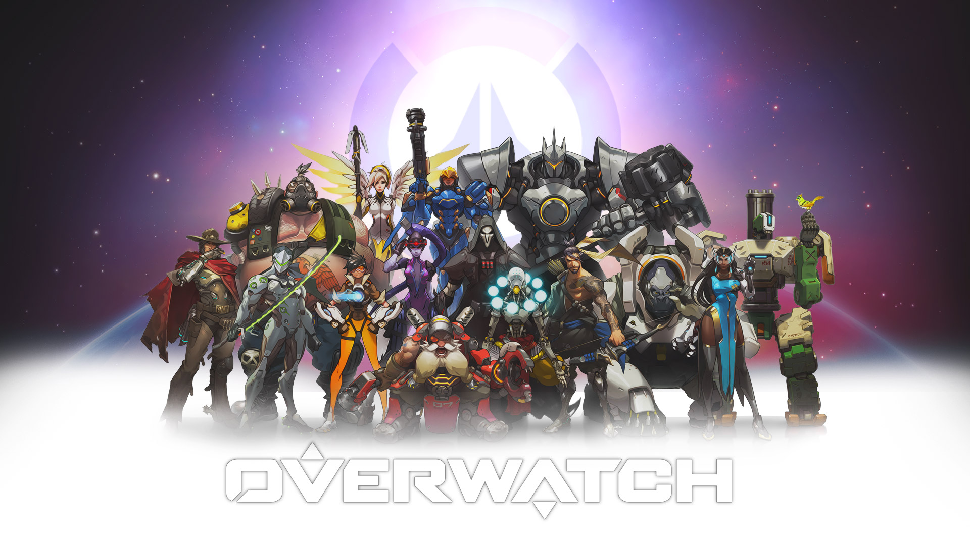 Overwatch characters group shot HD Wallpaper