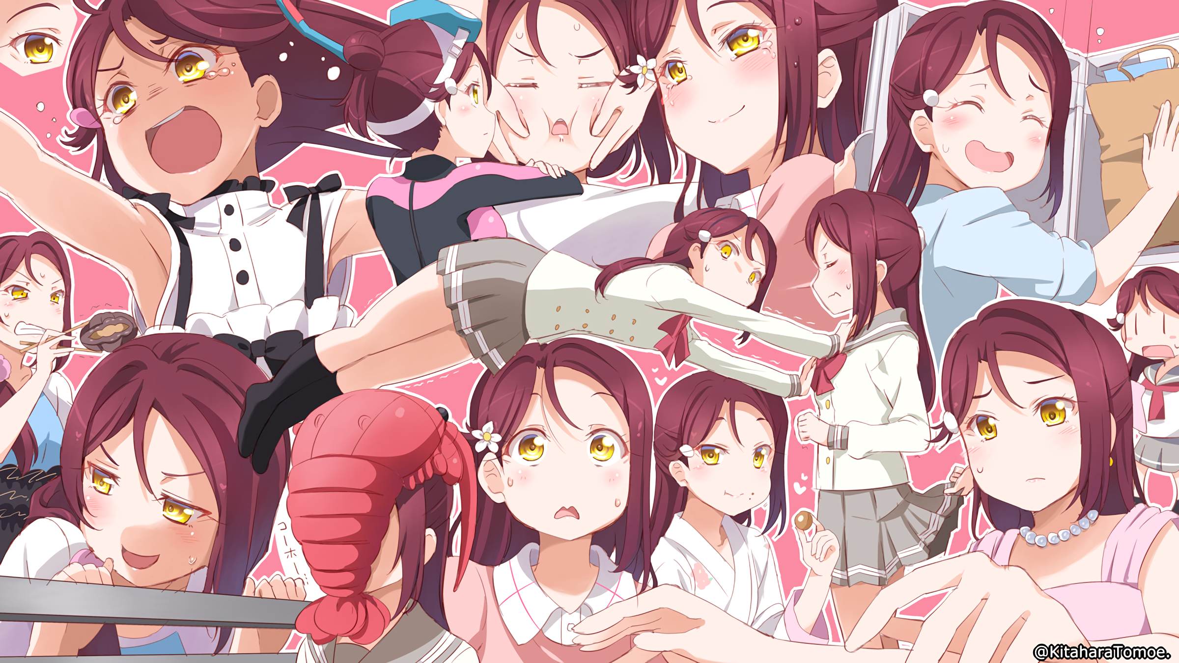 Riko Sakurauchi from Love Live! Sunshine!! HD Wallpaper