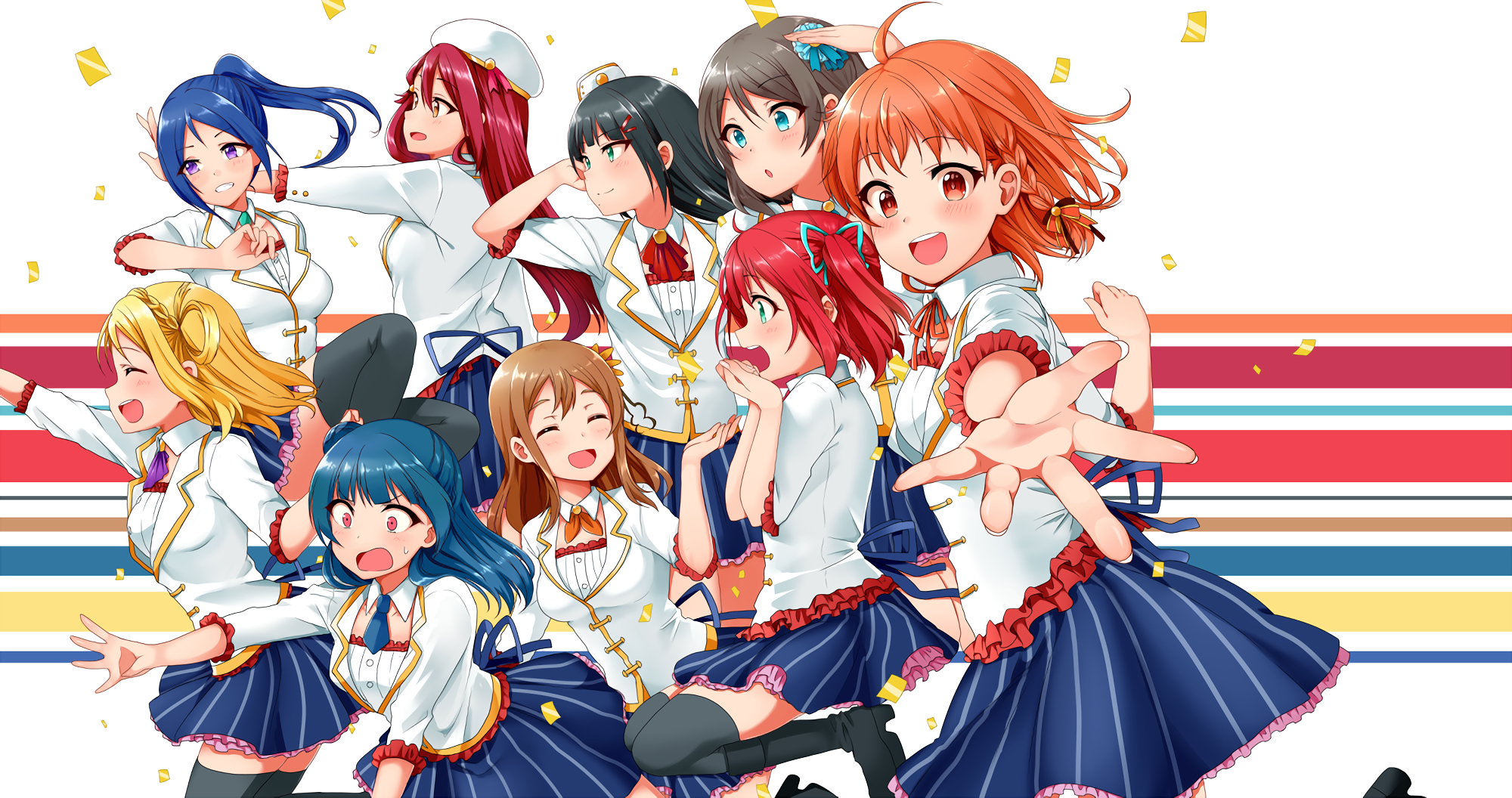 Love Live! Sunshine!! School Idol Group HD Wallpaper