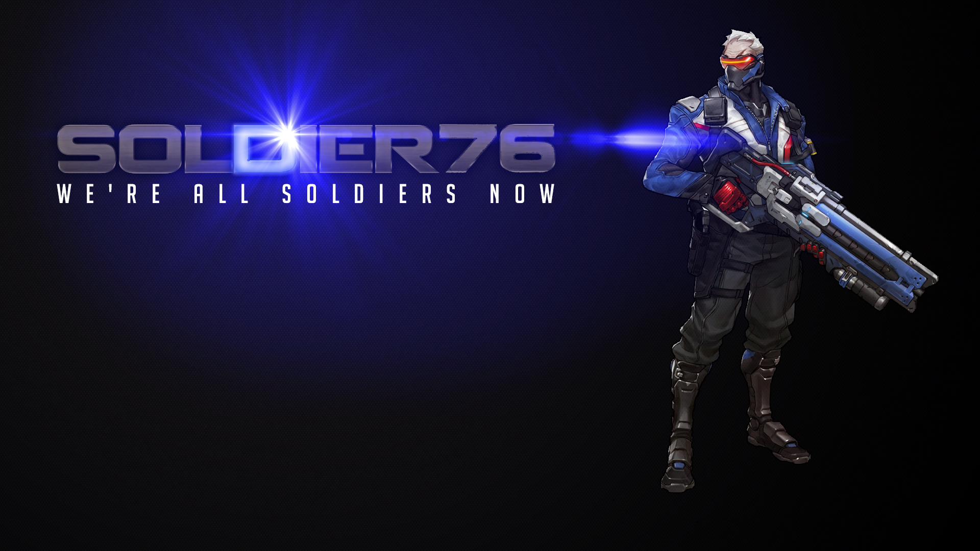 Soldier: 76 from Overwatch HD Wallpaper