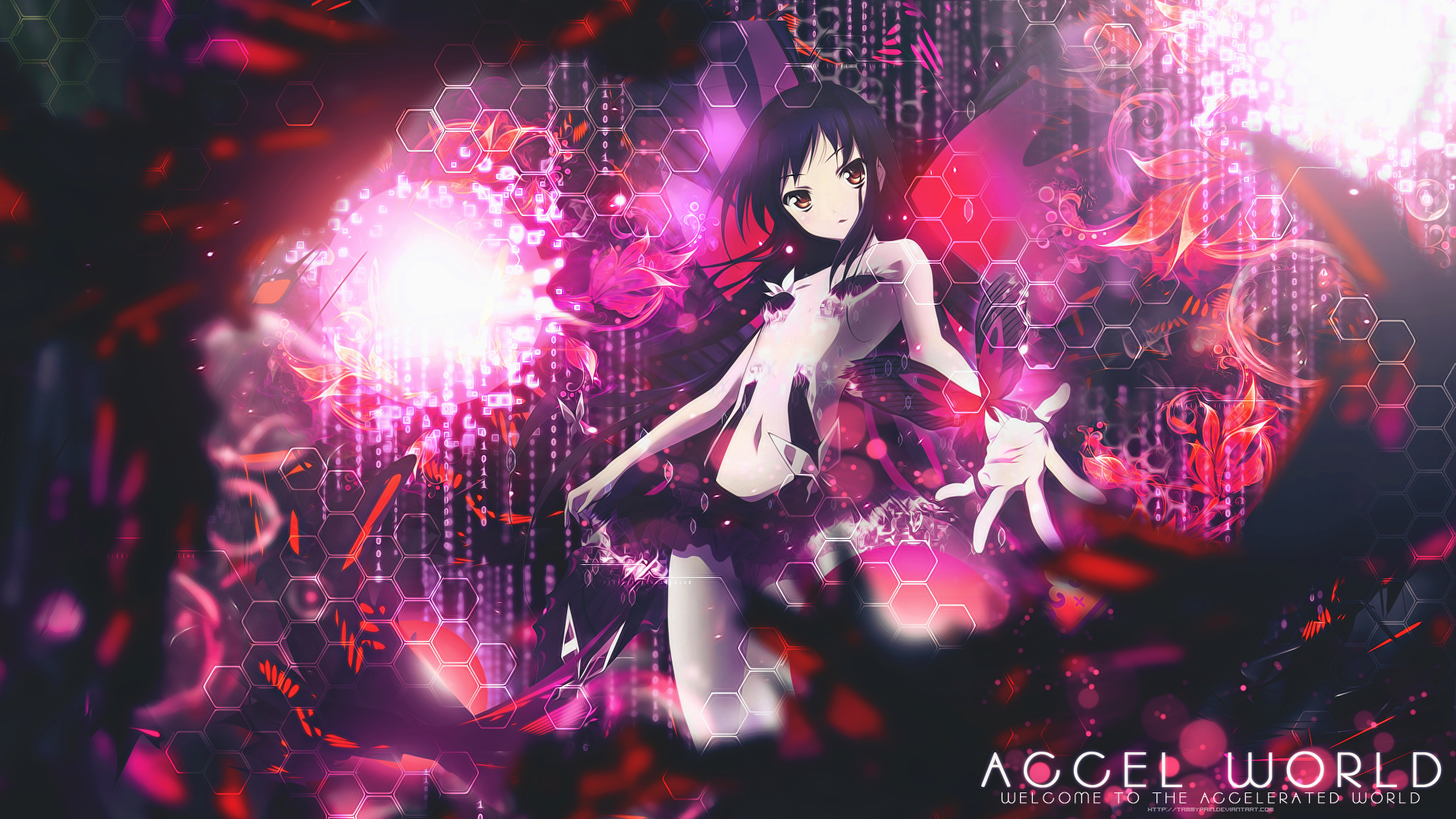Kuroyukihime from Accel World HD Wallpaper