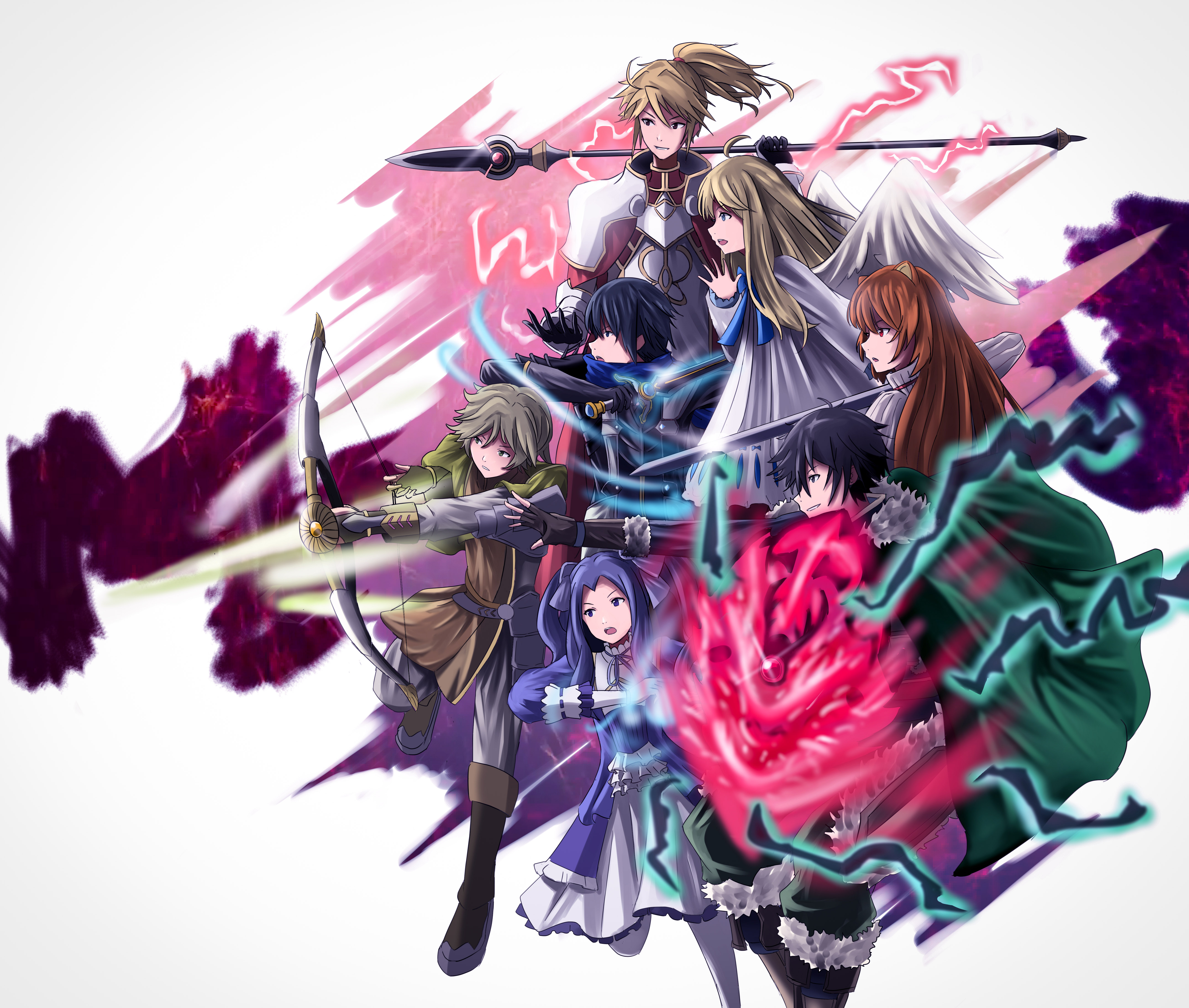 The Rising of the Shield Hero Characters HD Wallpaper