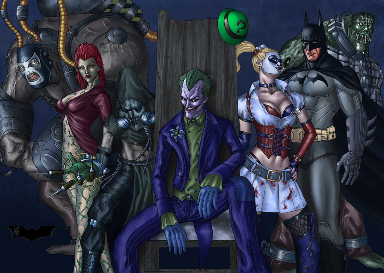 Batman villains and Batman HD Wallpaper