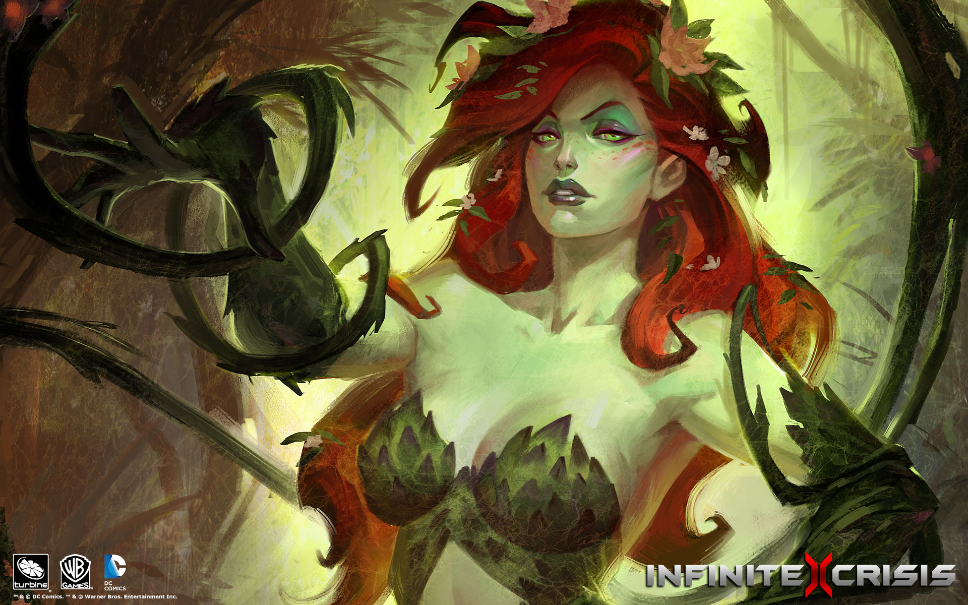 Poison Ivy from Infinite Crisis HD Wallpaper