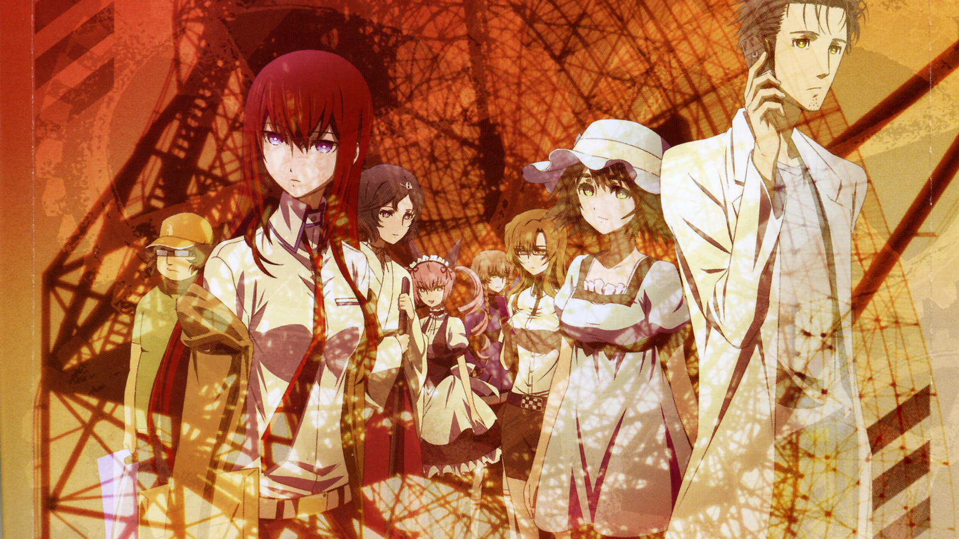 Steins;Gate characters with Rintaro Okabe HD Wallpaper