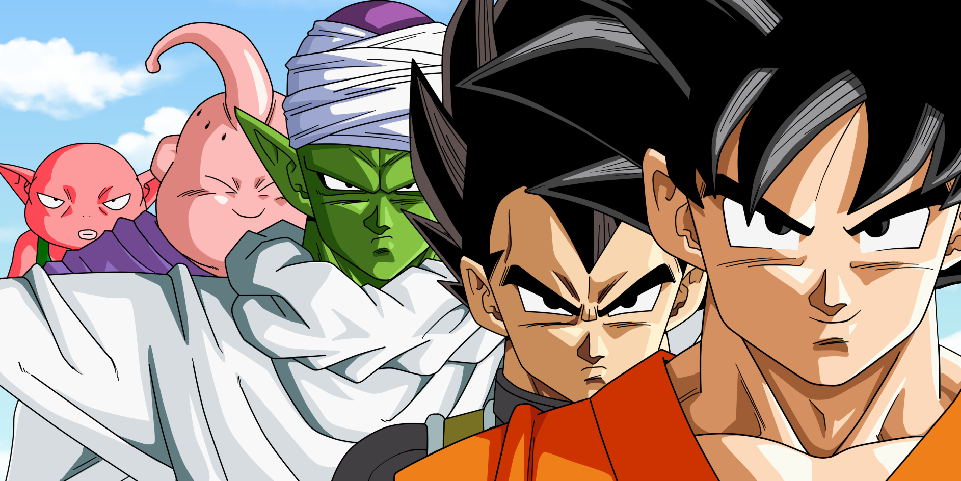Piccolo, Majin Buu, and Vegeta from Dragon Ball HD Wallpaper