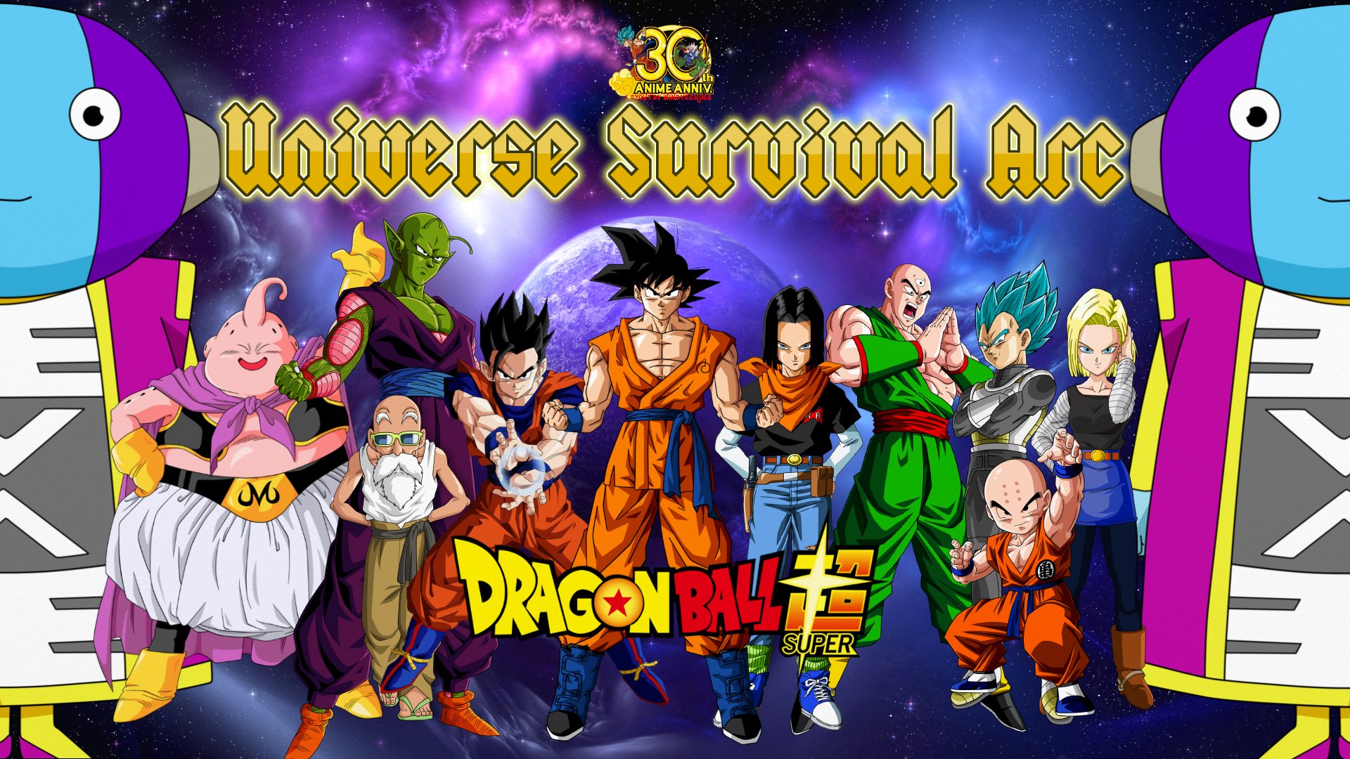Dragon Ball Super Universe Survival Arc characters HD Wallpaper