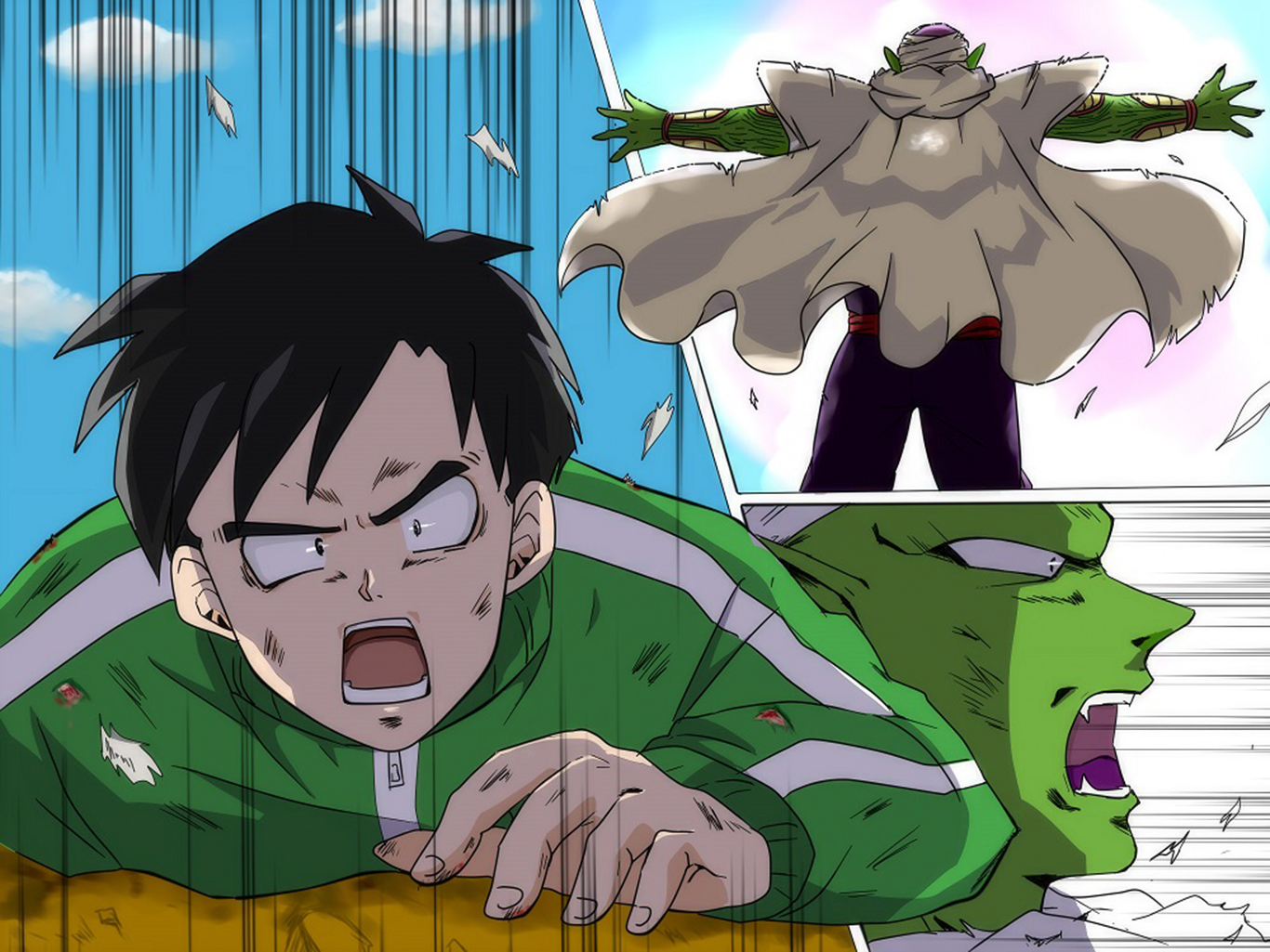 Gohan and Piccolo from Dragon Ball HD Wallpaper