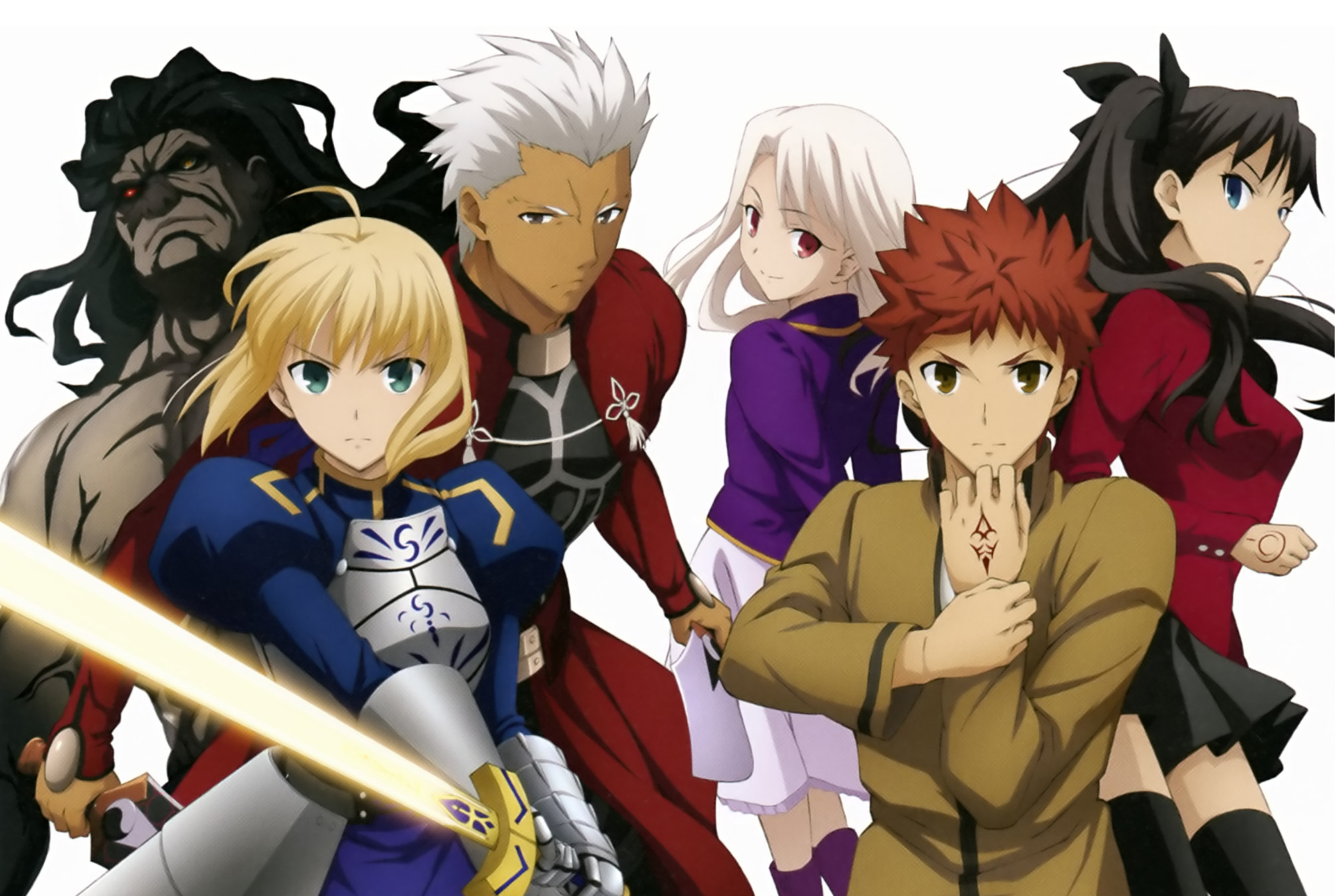 Characters from Fate/stay night HD Wallpaper
