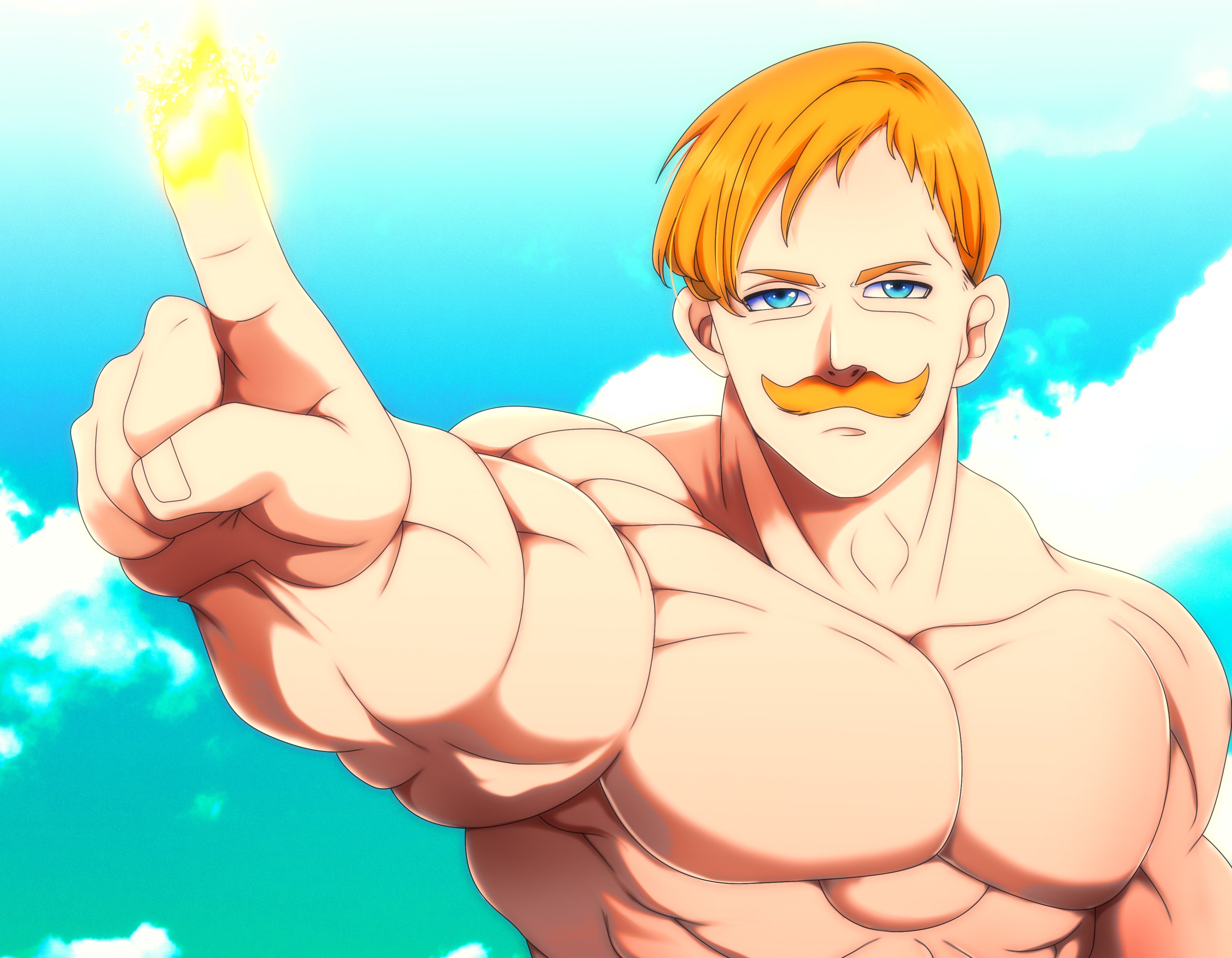 Escanor from The Seven Deadly Sins HD Wallpaper
