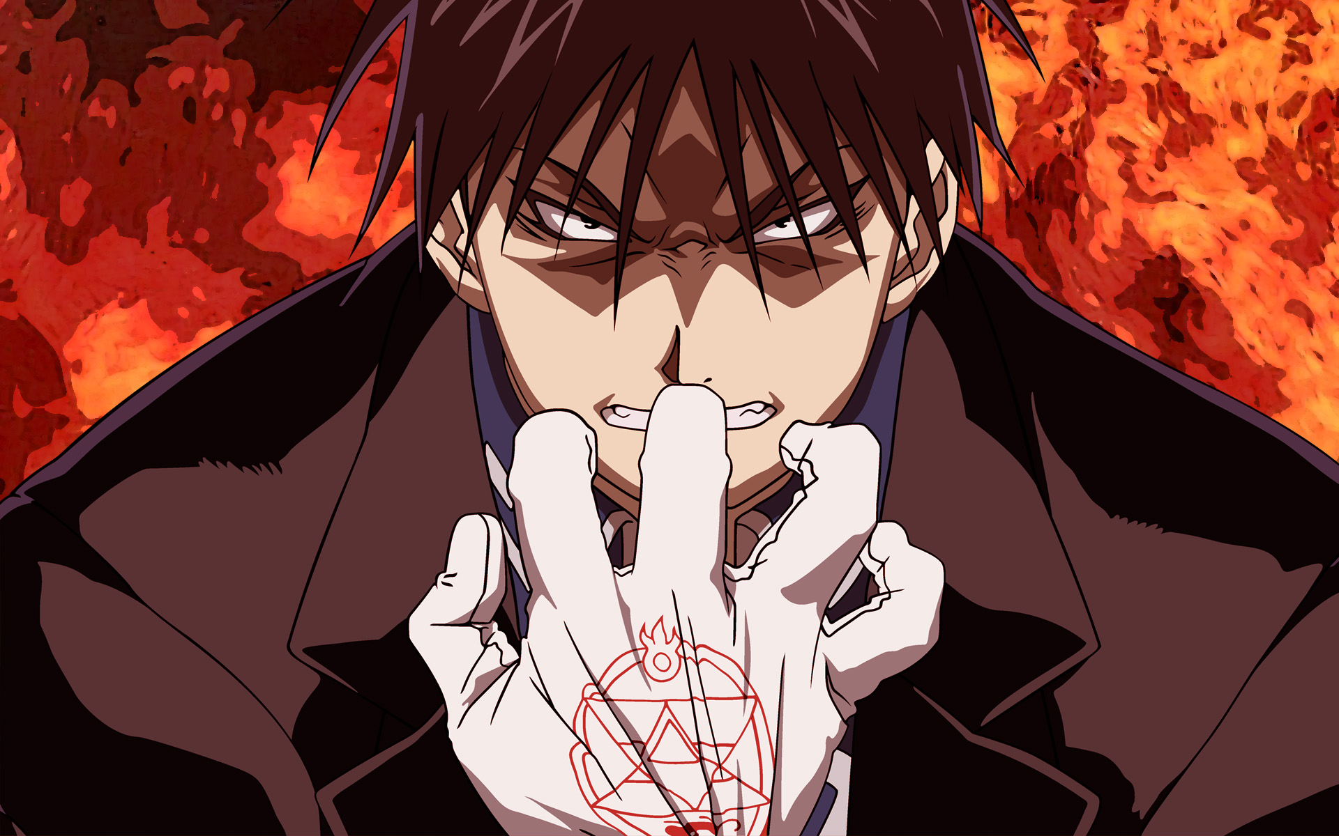 Roy Mustang from Fullmetal Alchemist HD Wallpaper