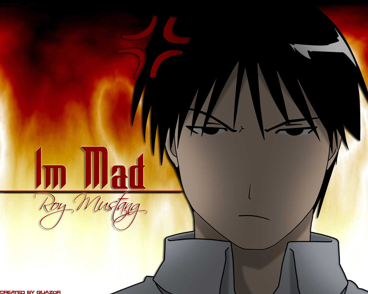 Roy Mustang from Fullmetal Alchemist HD Wallpaper