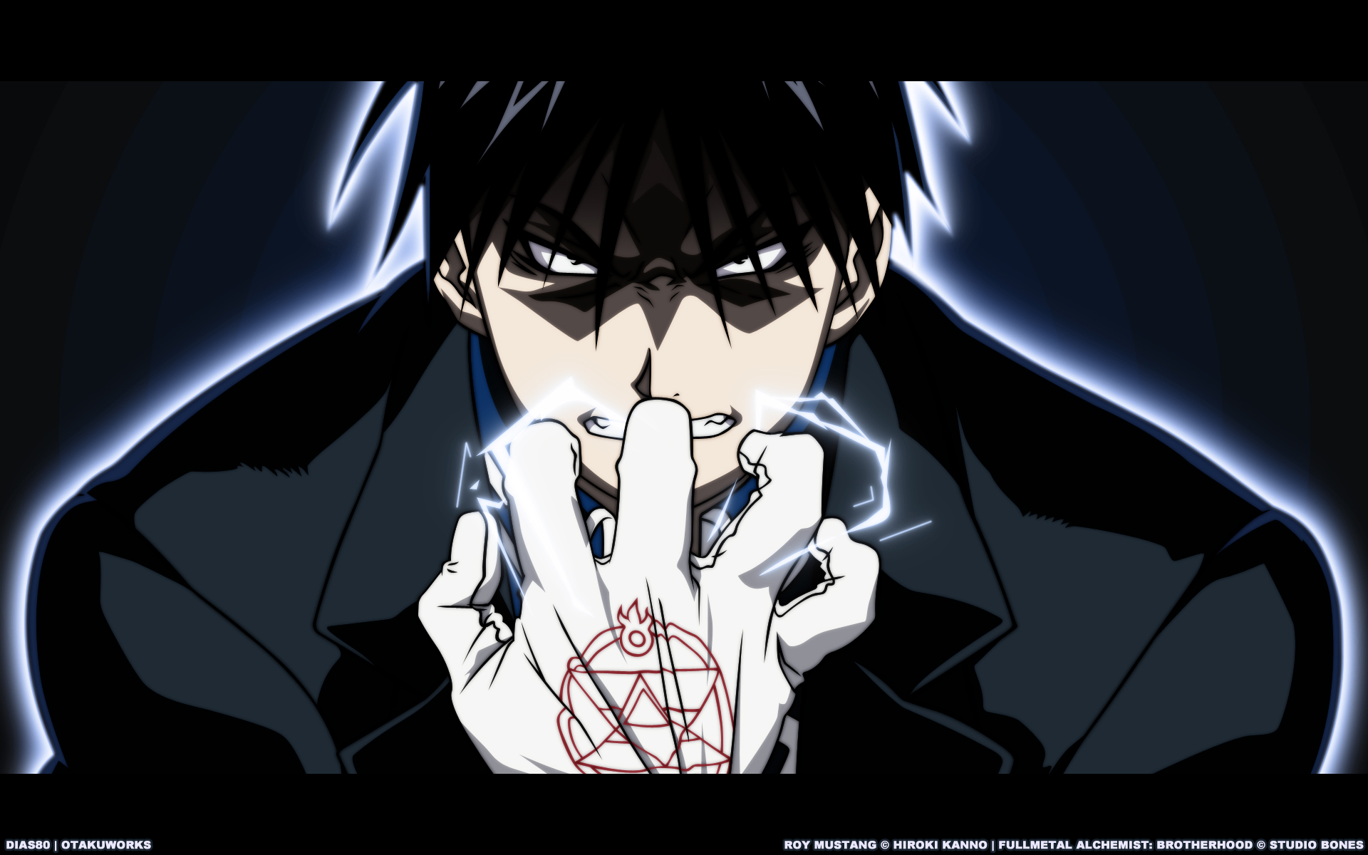 Roy Mustang from Fullmetal Alchemist: Brotherhood HD Wallpaper