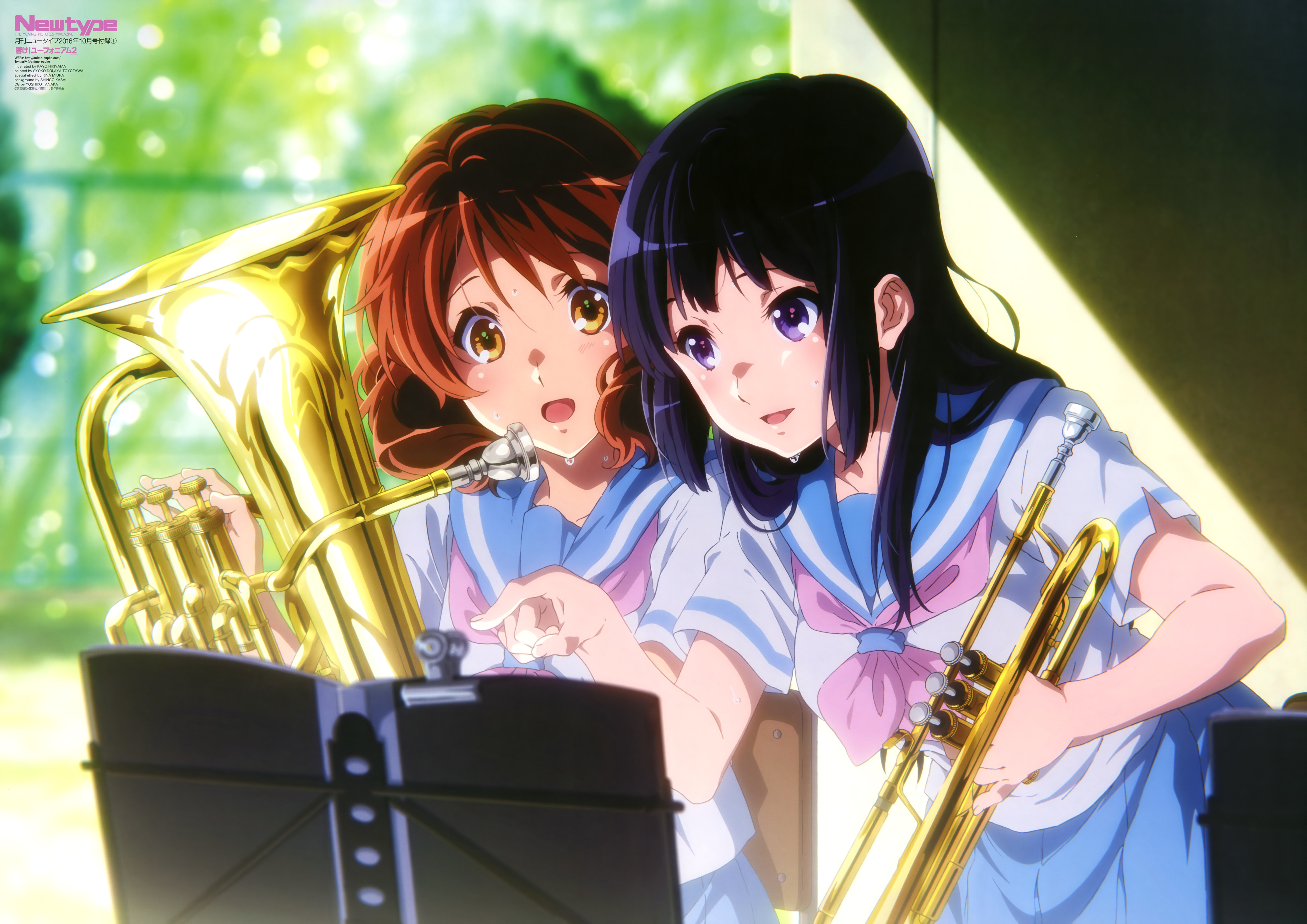 Kumiko Oumae from Sound! Euphonium HD Wallpaper