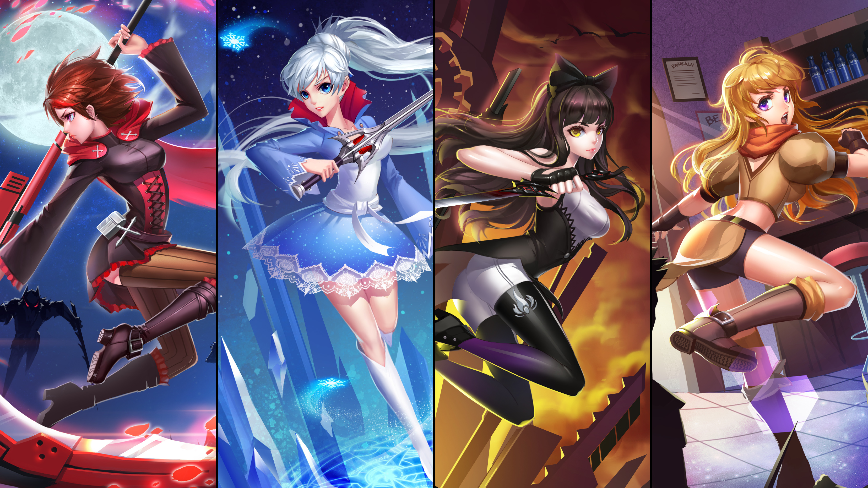 Team RWBY from RWBY HD Wallpaper