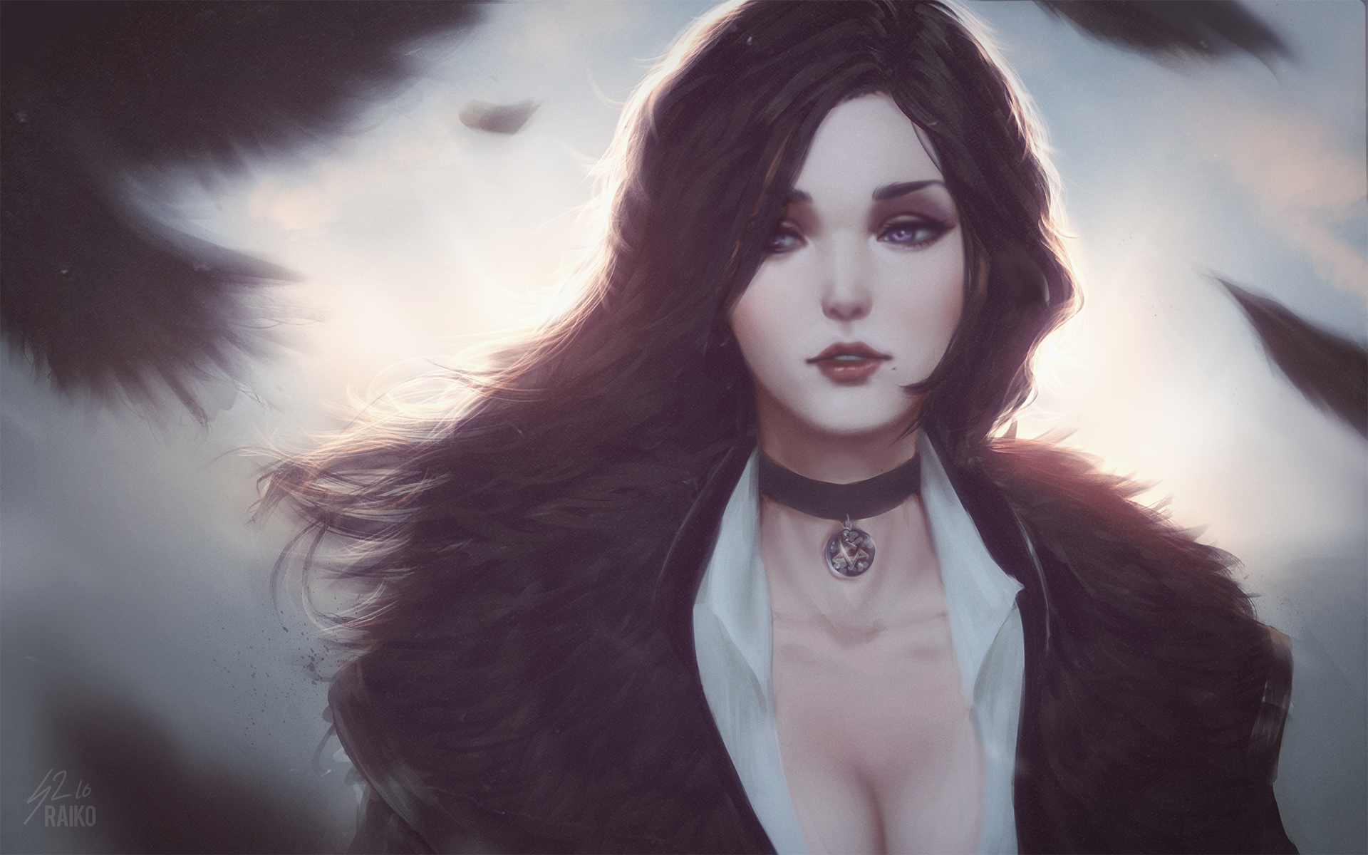 Yennefer of Vengerberg from The Witcher HD Wallpaper