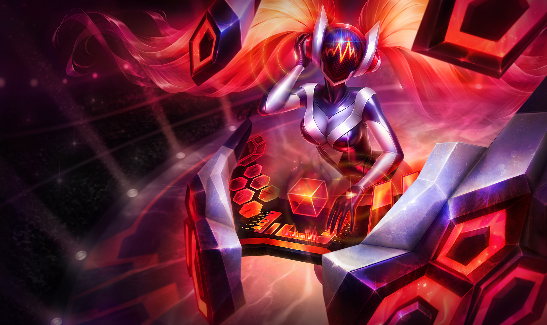 DJ Sona from League of Legends HD Wallpaper