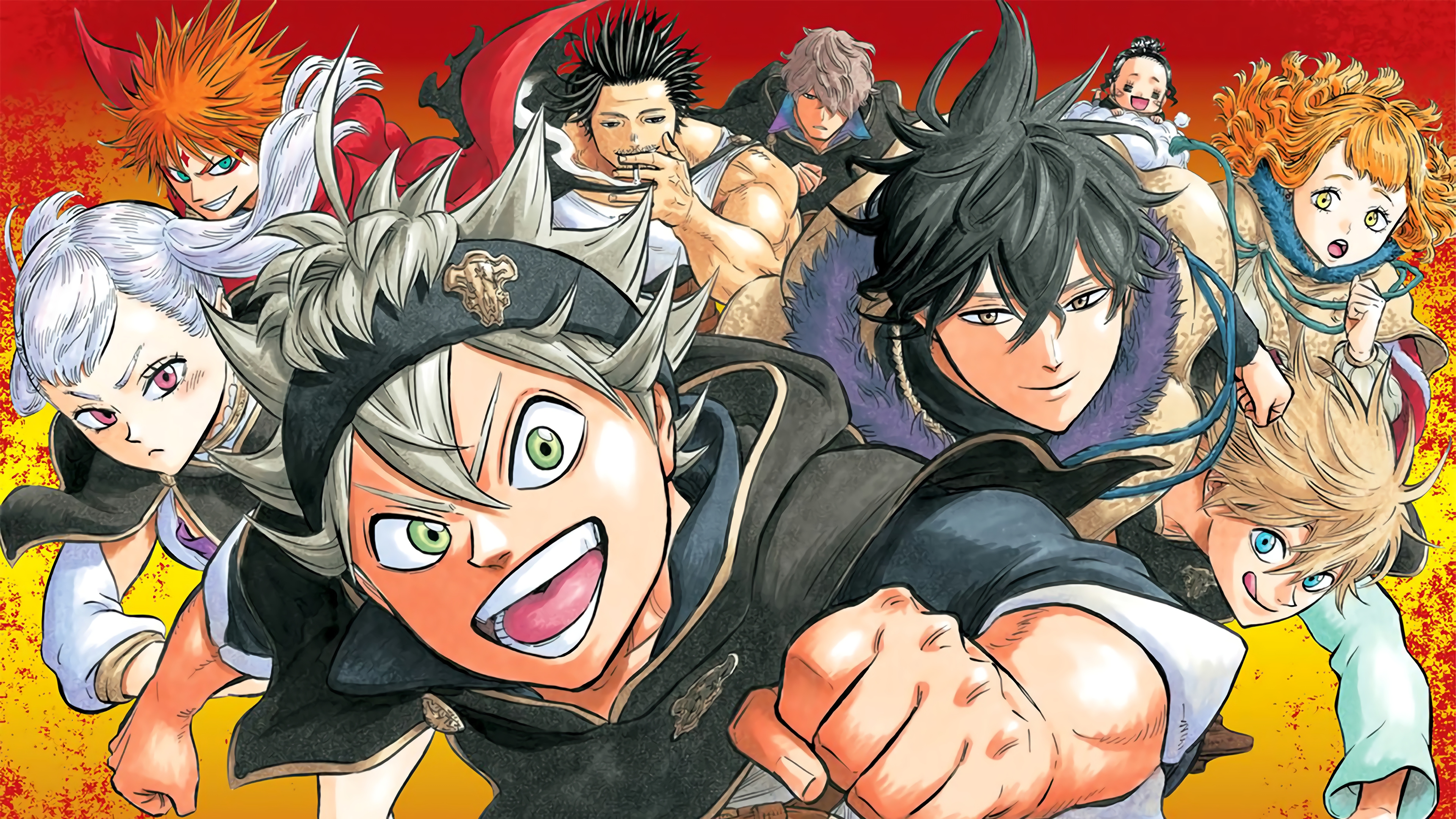 Asta and Black Clover characters HD Wallpaper