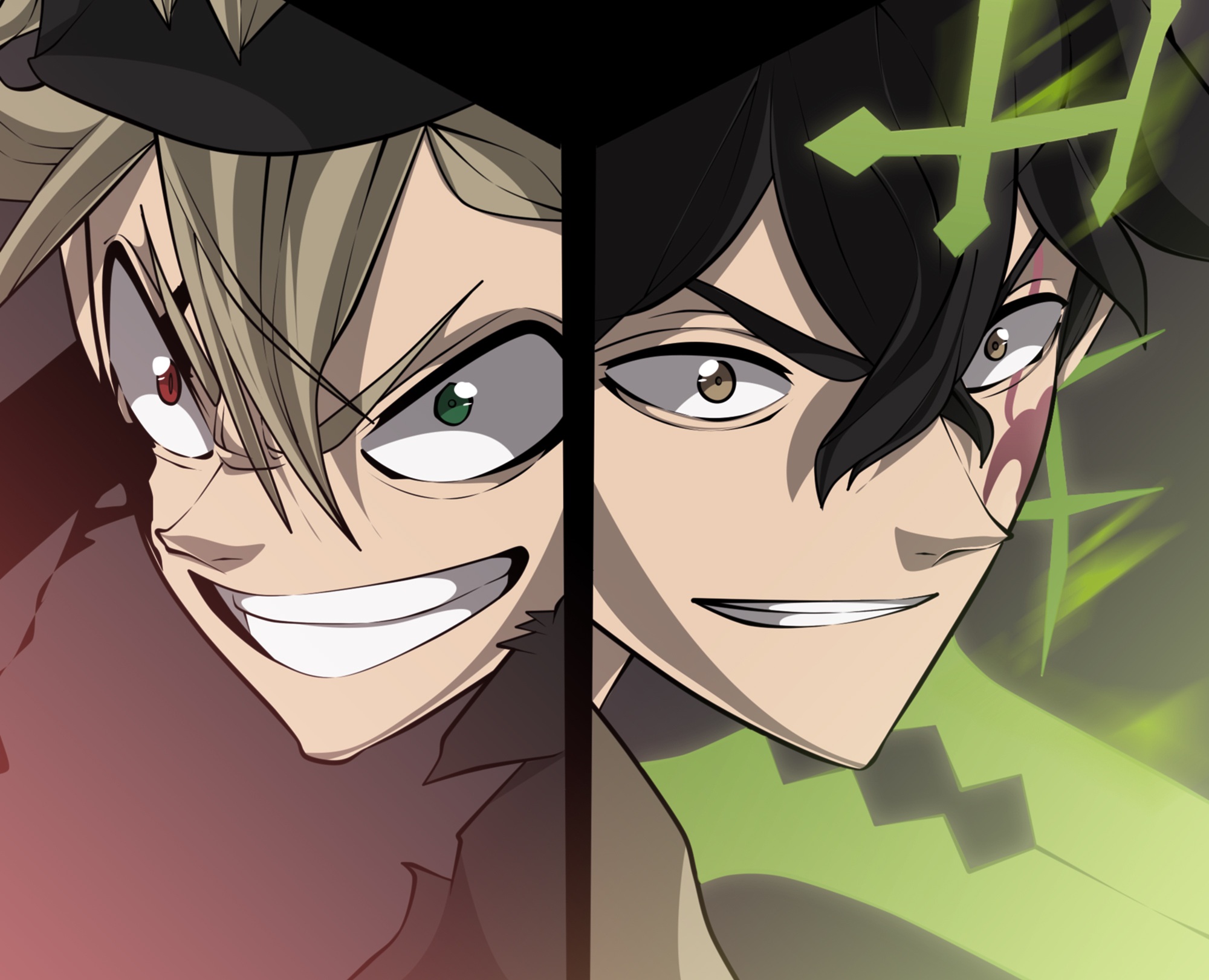Asta and Yuno from Black Clover HD Wallpaper