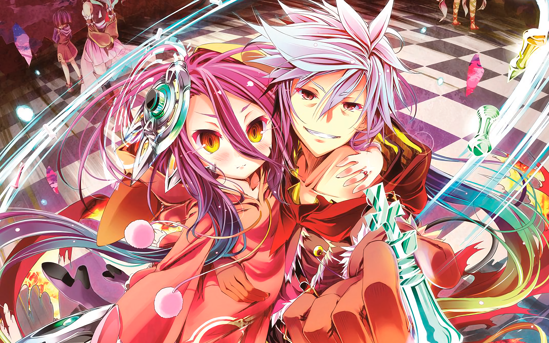 Sora and Shiro from No Game No Life HD Wallpaper