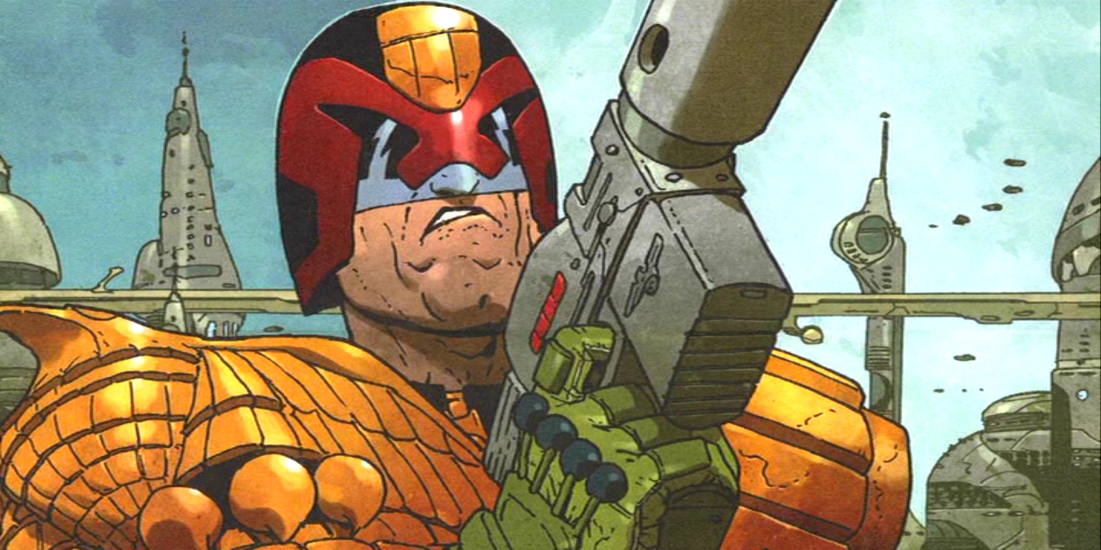 Judge Dredd from Judge Dredd HD Wallpaper