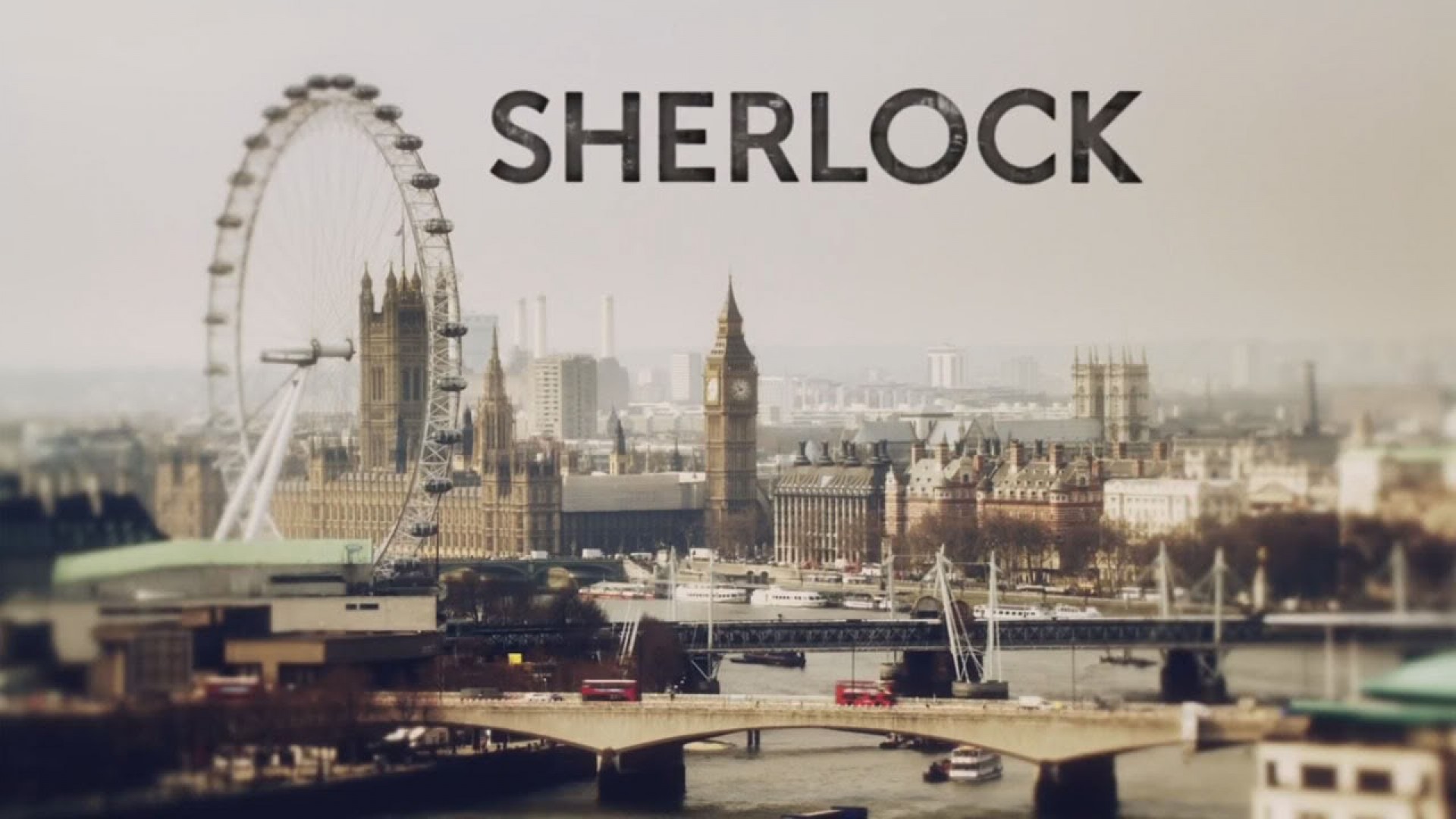 Sherlock in London HD Wallpaper