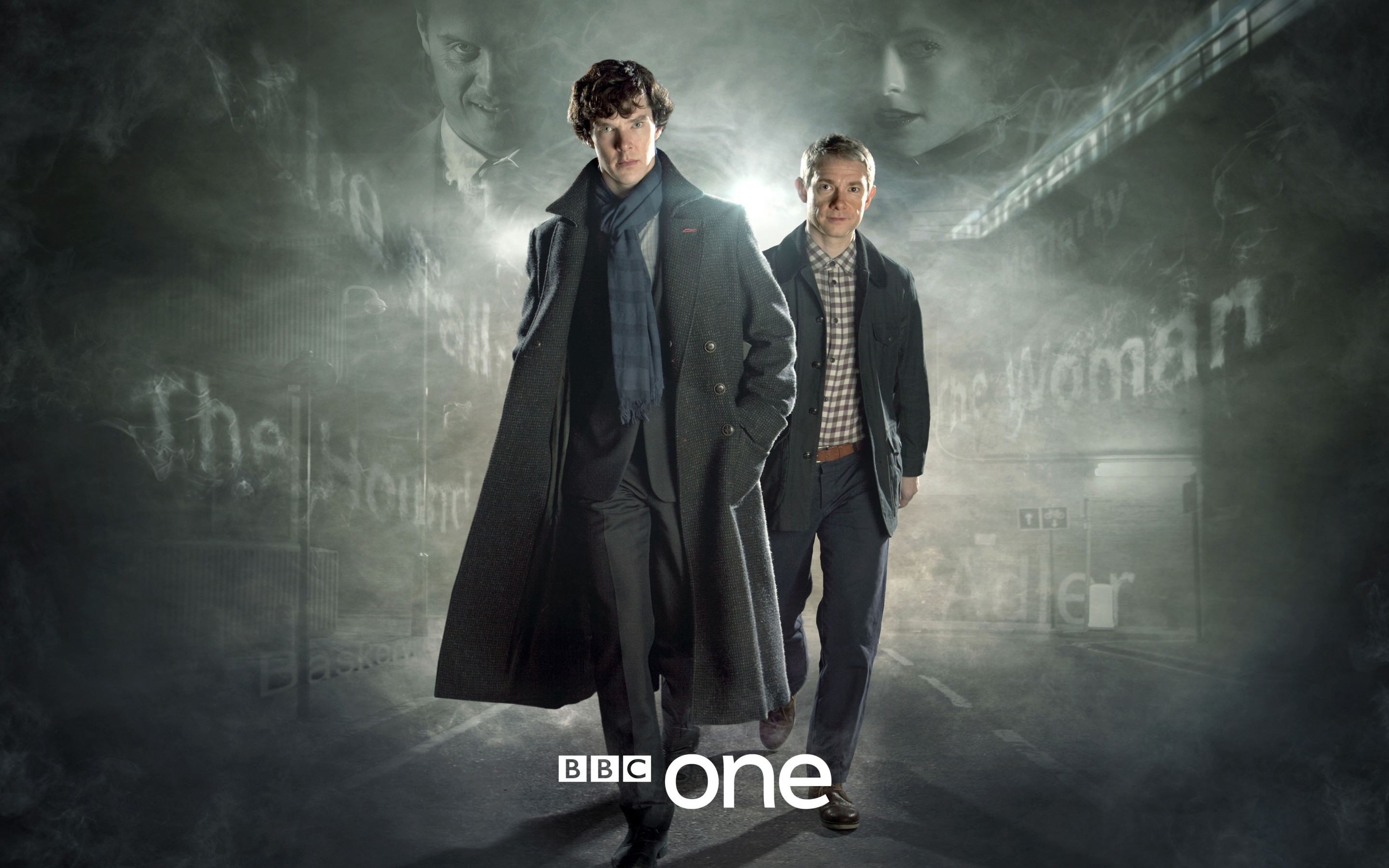 Sherlock Holmes and John Watson from BBC One HD Wallpaper