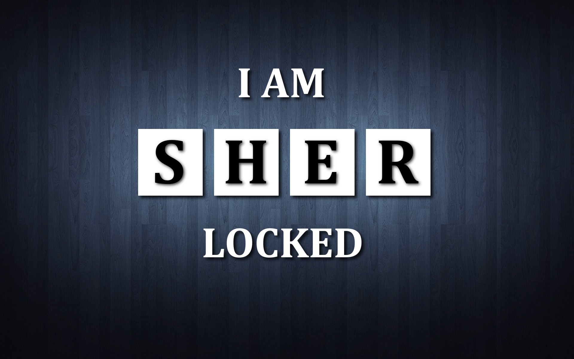 Sherlock Holmes I AM LOCKED HD Wallpaper