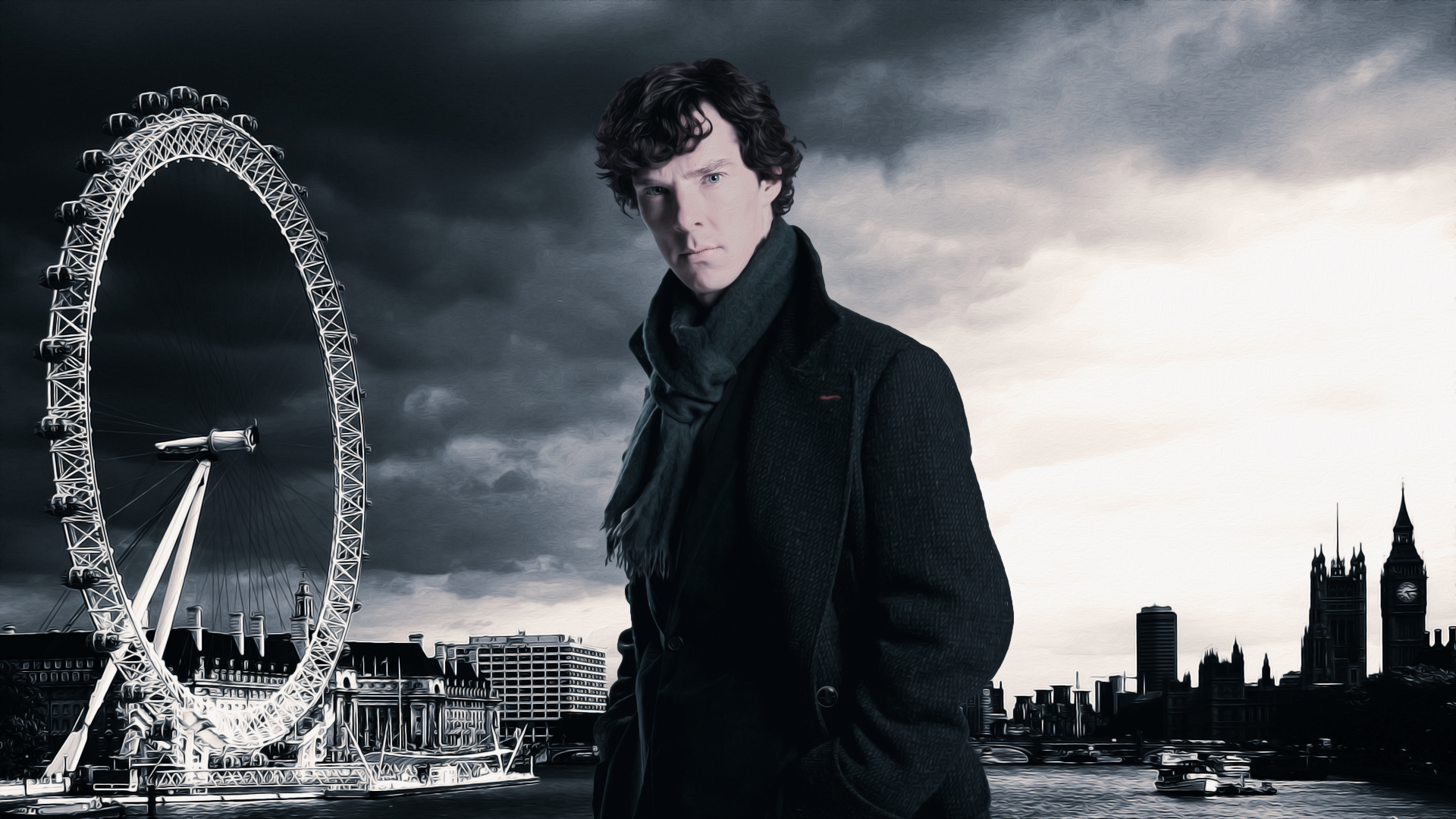 Sherlock Holmes in London HD Wallpaper