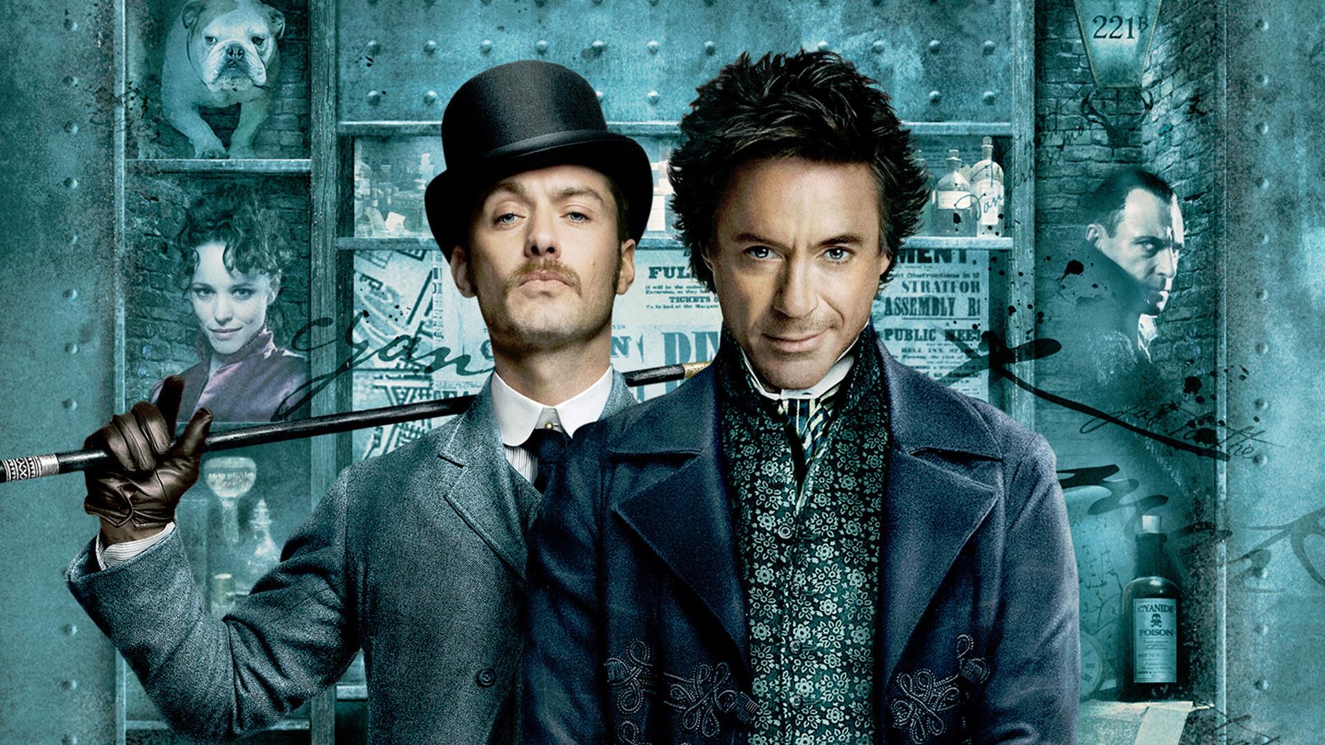 Sherlock Holmes and Dr. Watson HD Wallpaper