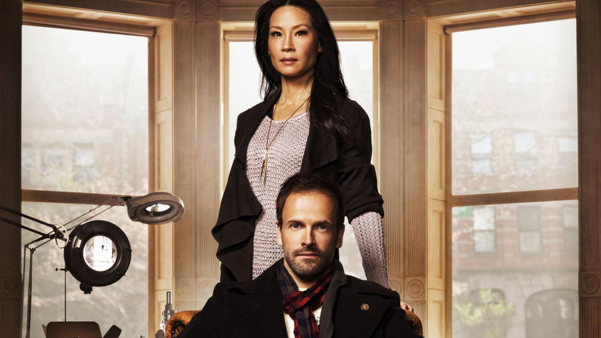 Joan Watson and Sherlock Holmes from Elementary HD Wallpaper