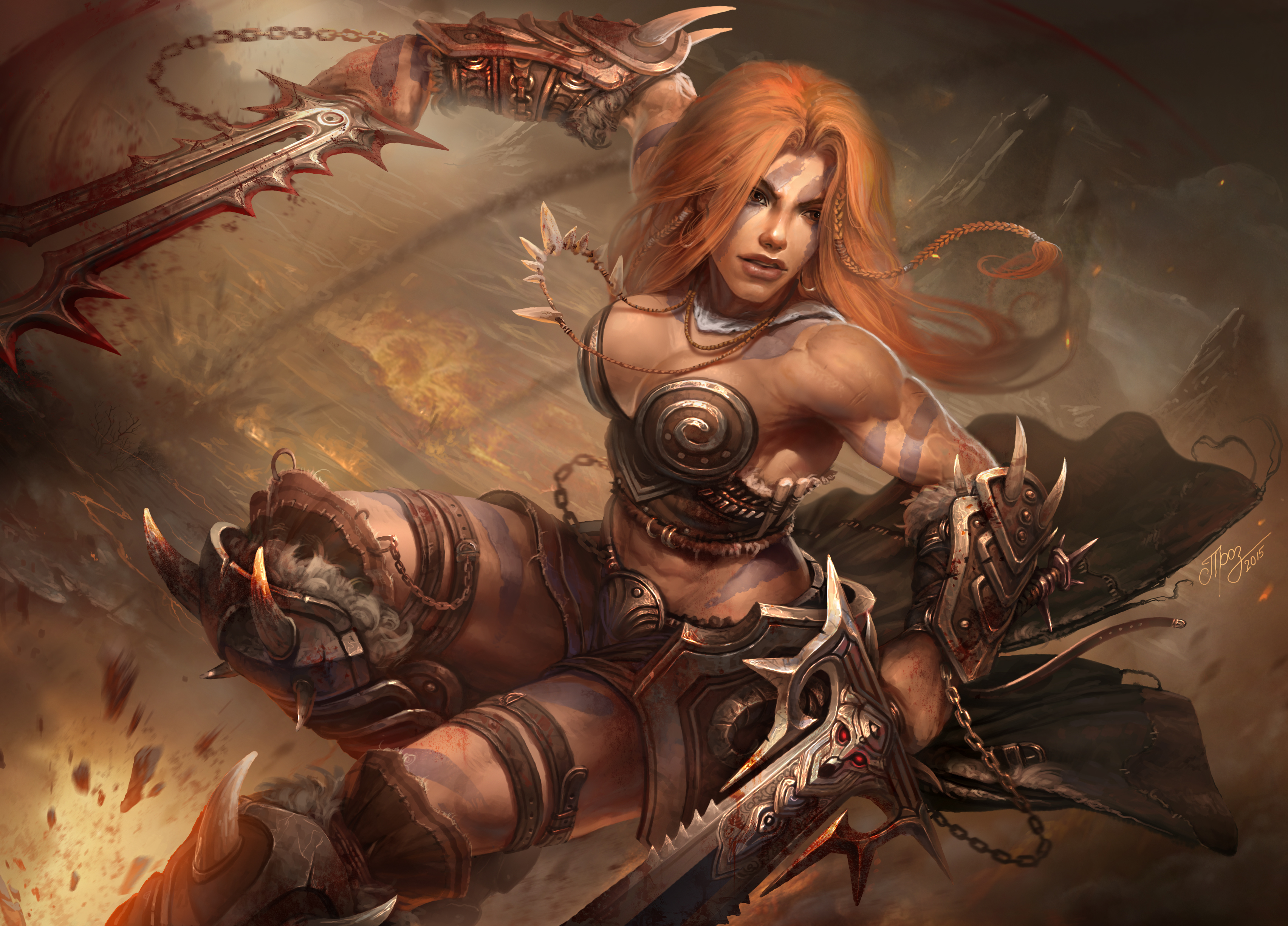 Barbarian from Diablo III HD Wallpaper