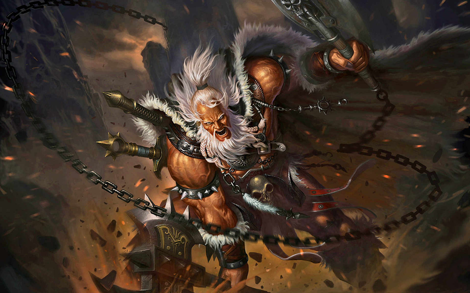 Barbarian from Diablo III HD Wallpaper