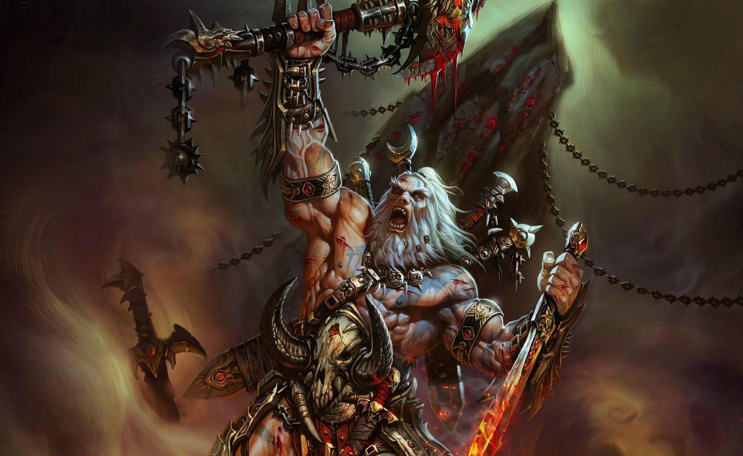 Barbarian from Diablo III HD Wallpaper