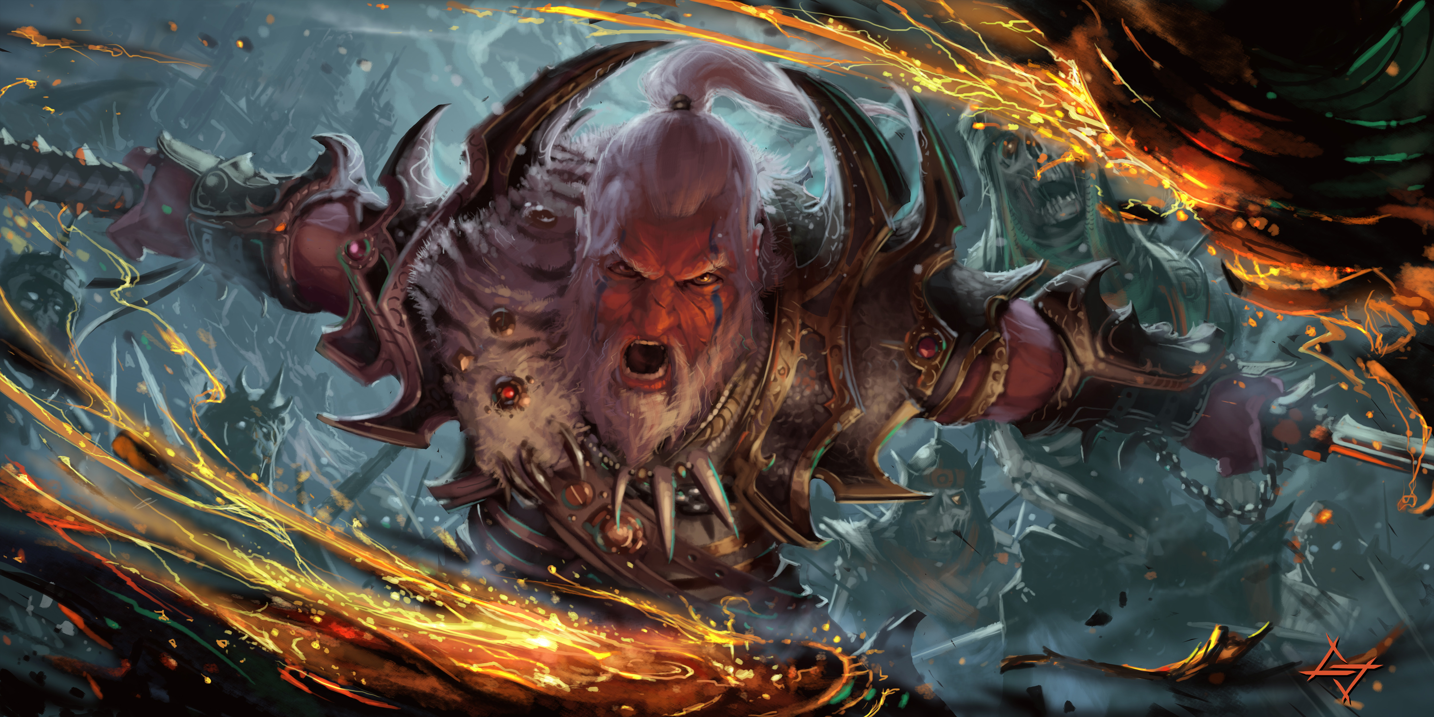 Barbarian from Diablo III HD Wallpaper