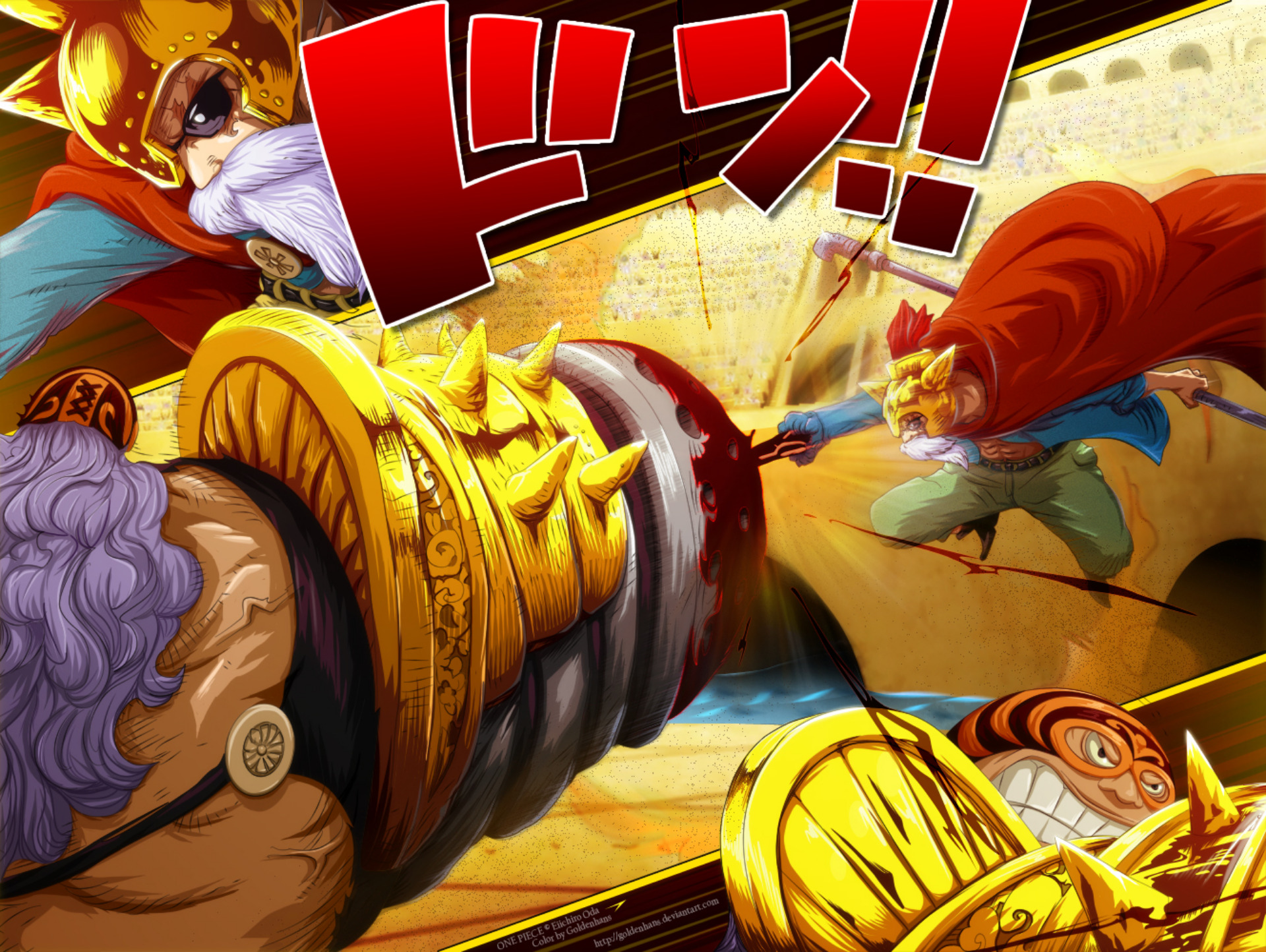 Sabo from One Piece in a battle HD Wallpaper