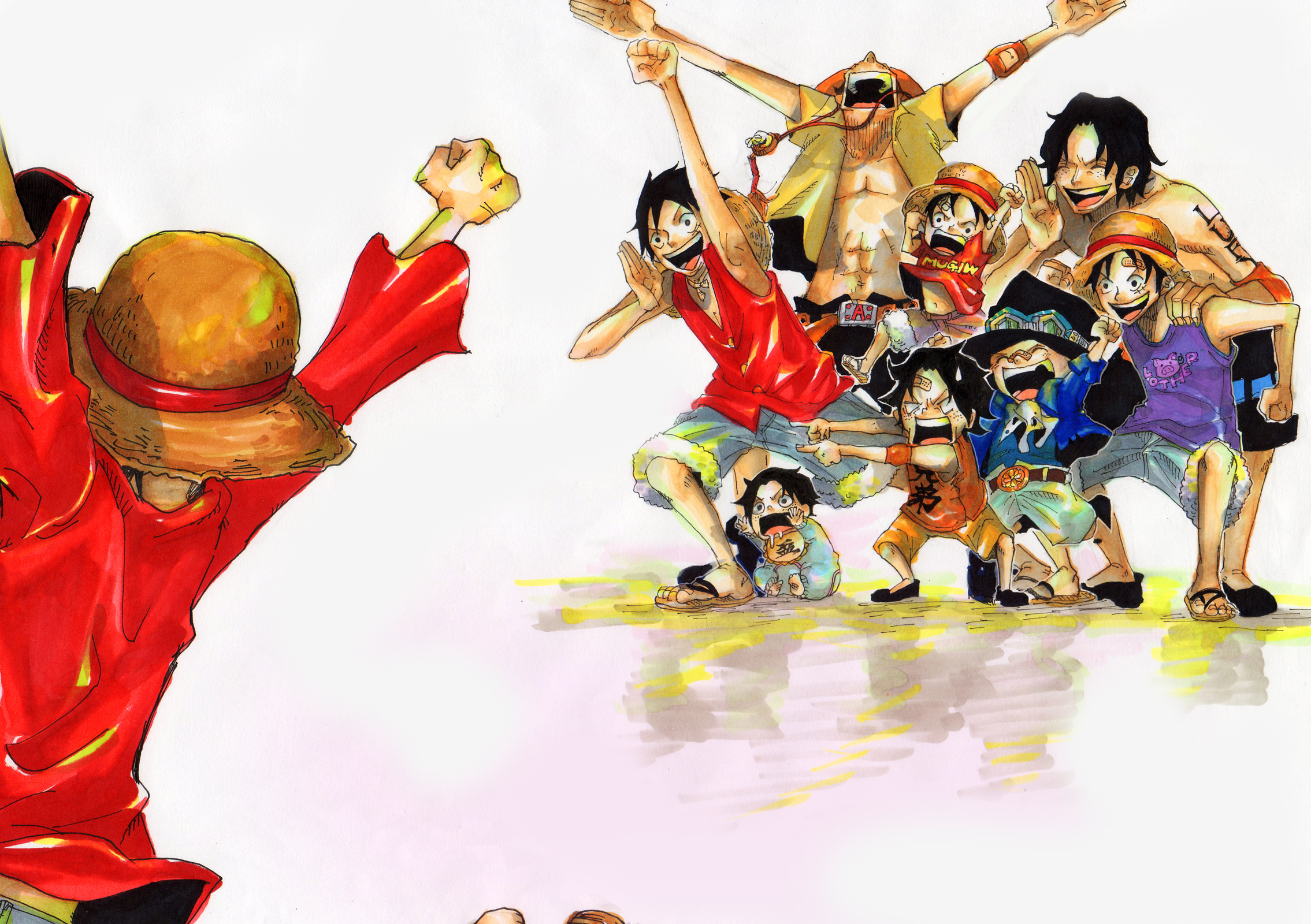 Sabo and other One Piece characters HD Wallpaper